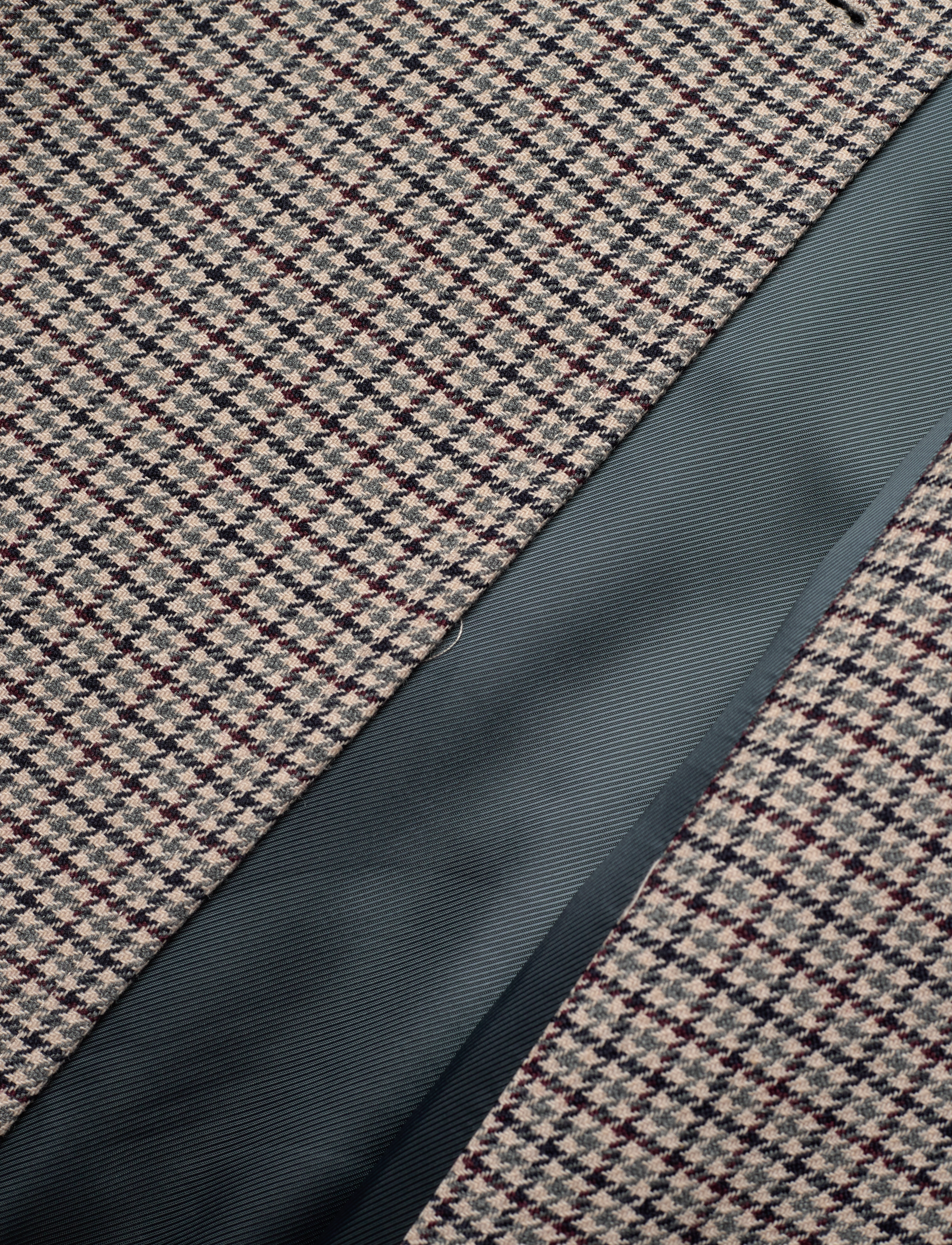 GANT - D1. HOUNDSTOOTH WOOL TRENCH COAT - putty - 5