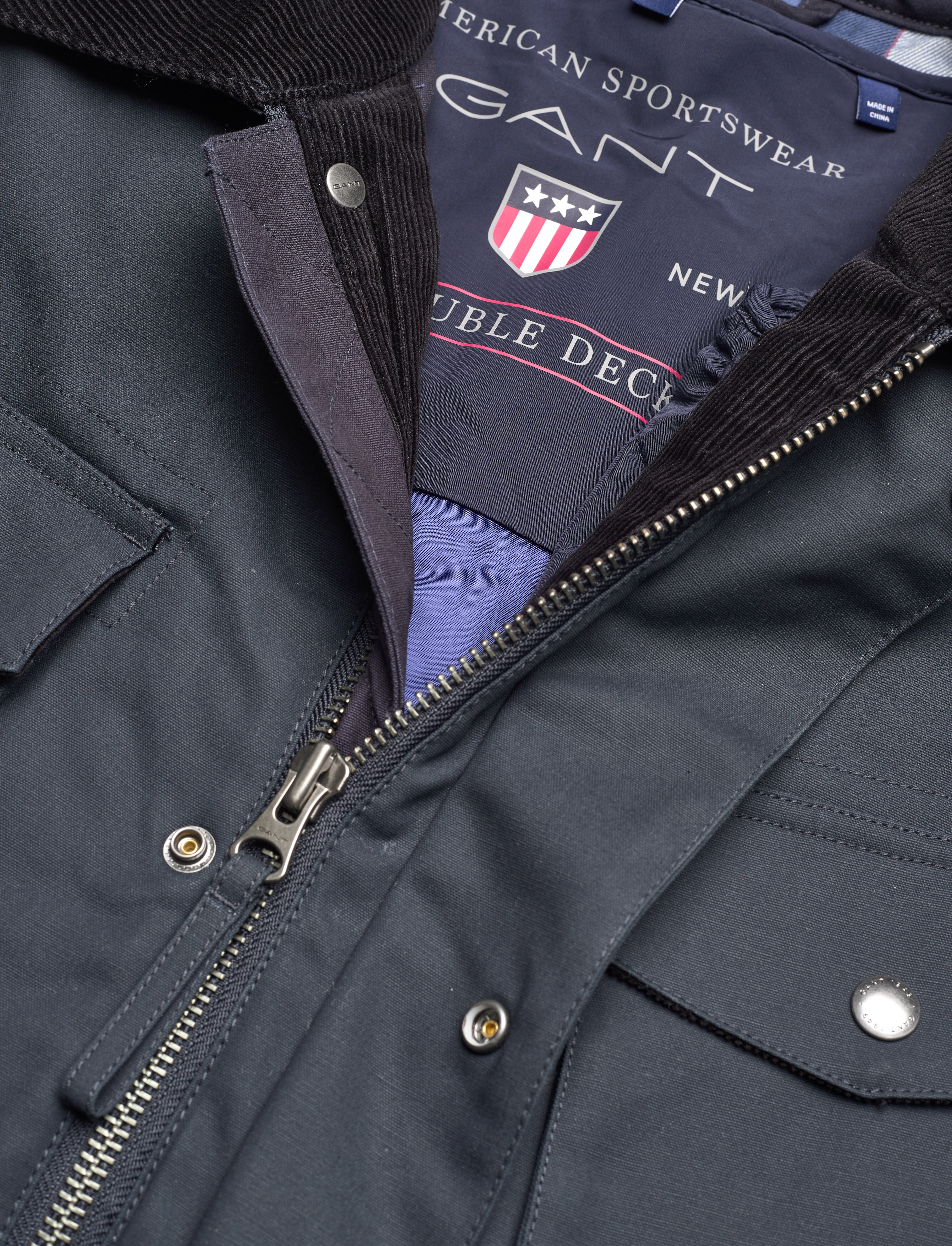 GANT - D1. WAXED DOUBLE DECKER - marine - 5