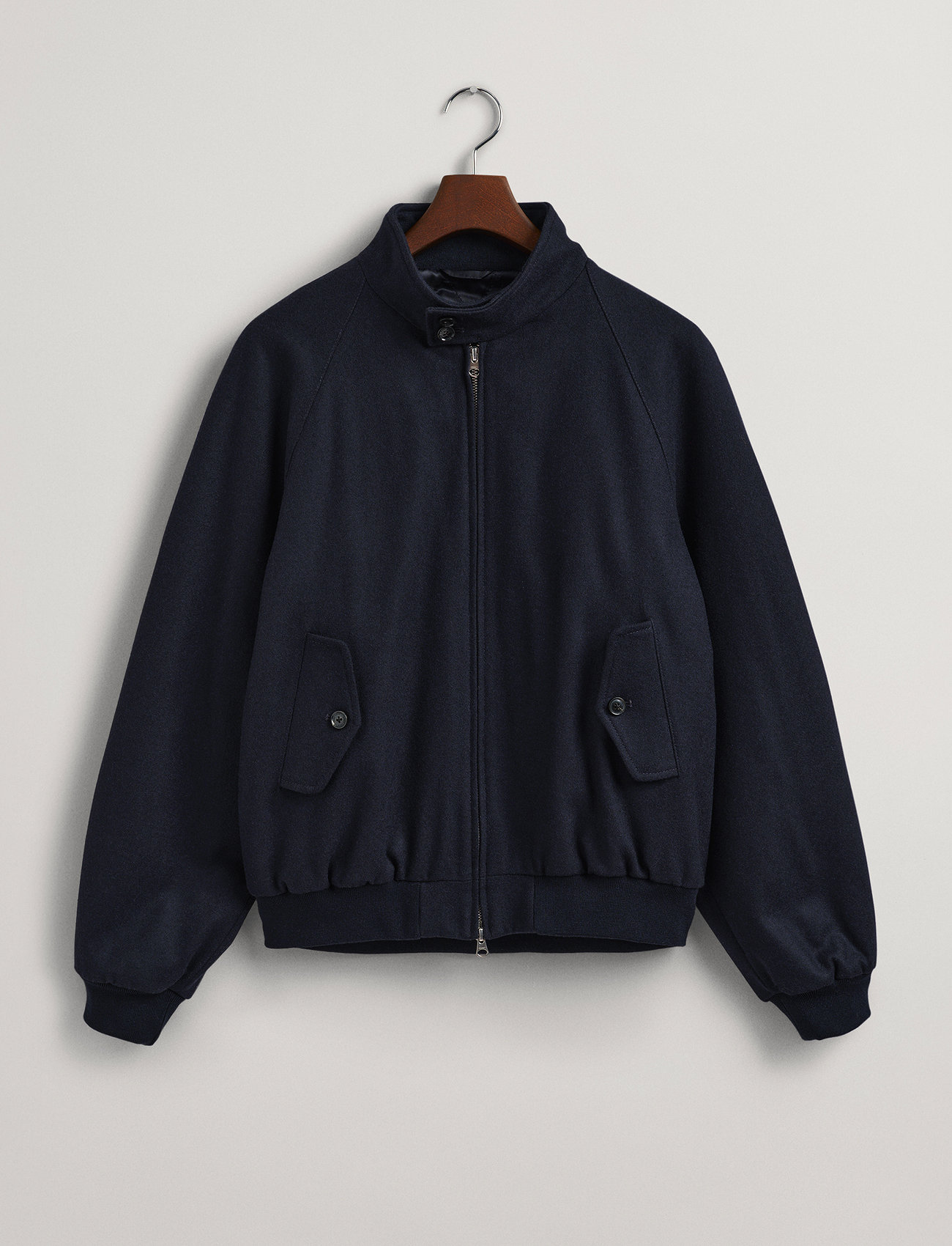 GANT - D1. WOOL HARRINGTON JACKET - evening blue - 2