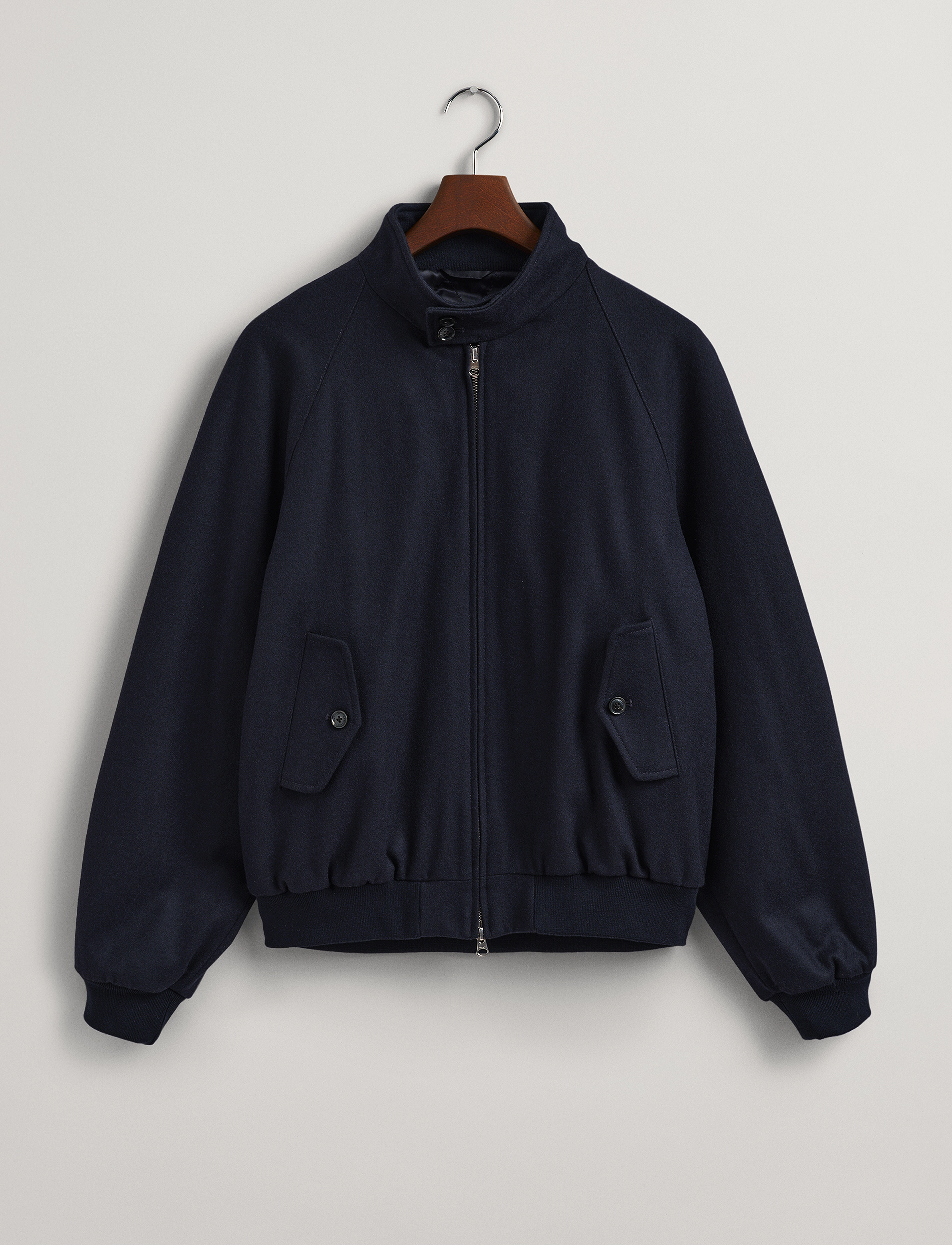 GANT - D1. WOOL HARRINGTON JACKET - evening blue - 2