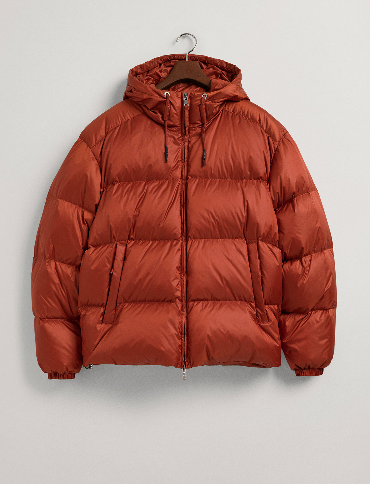 GANT - D1. SHINY PUFFER JACKET - dark ochre - 2
