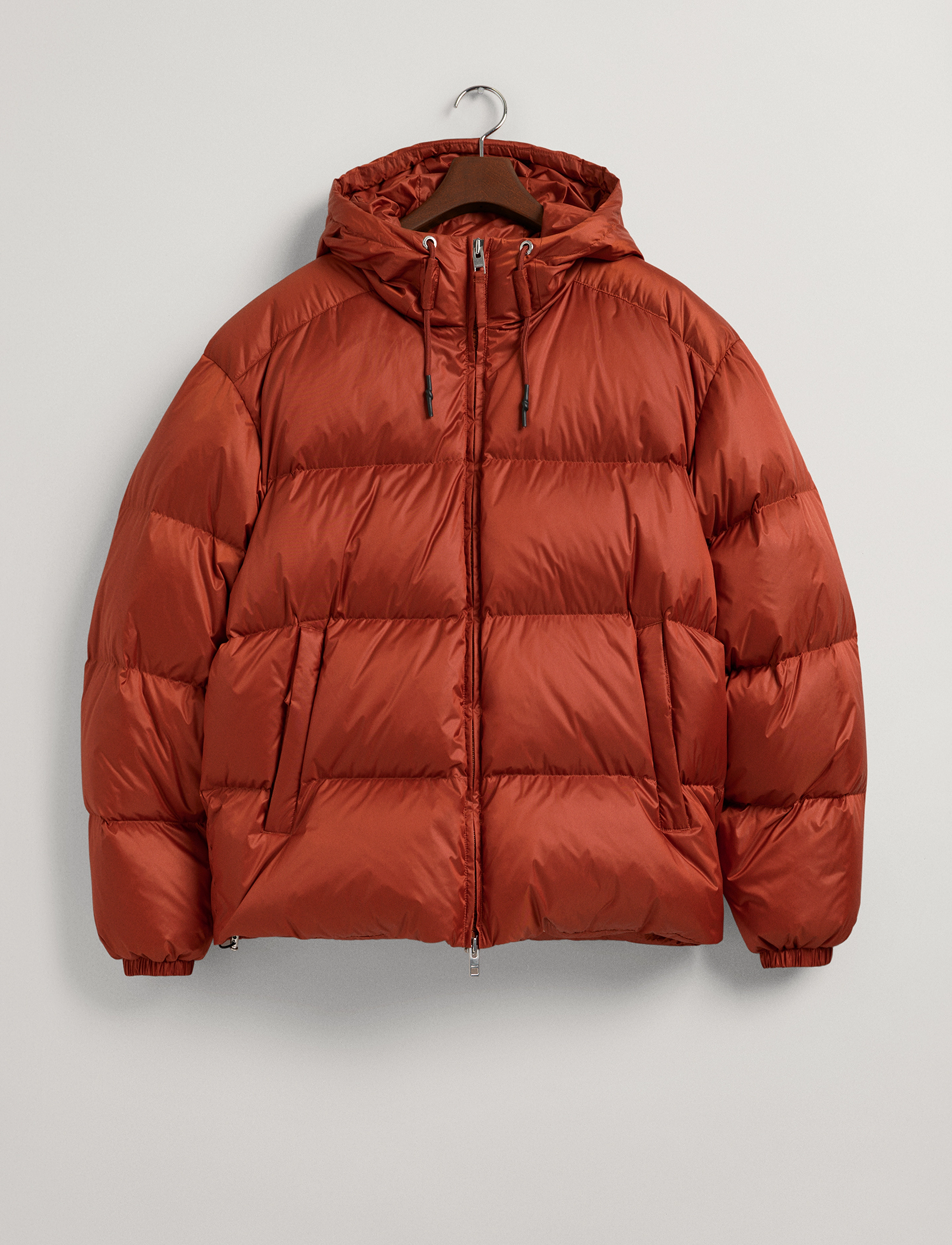 GANT - D1. SHINY PUFFER JACKET - dark ochre - 2