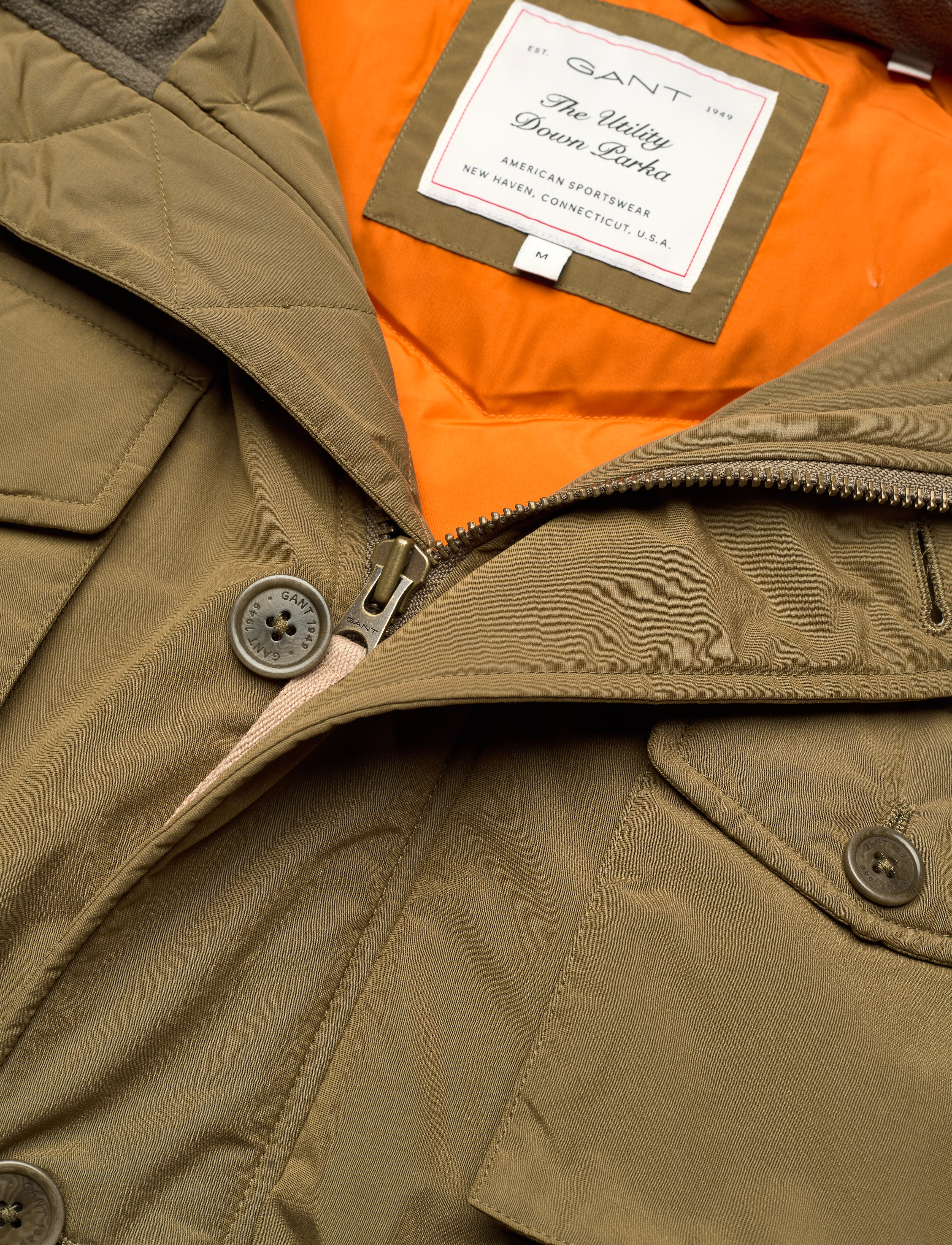 GANT - D2. DOWN PARKA - army green - 2