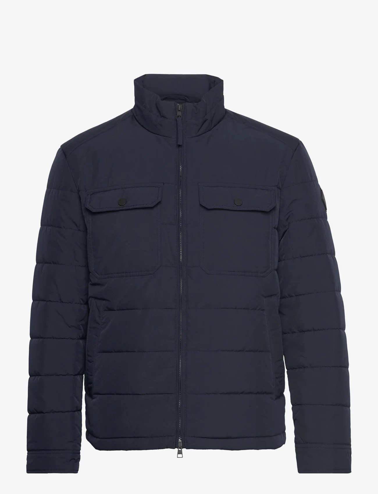 GANT - D1. CHANNEL QUILTED WINDCHEATER - evening blue - 0
