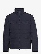 D1. CHANNEL QUILTED WINDCHEATER - EVENING BLUE