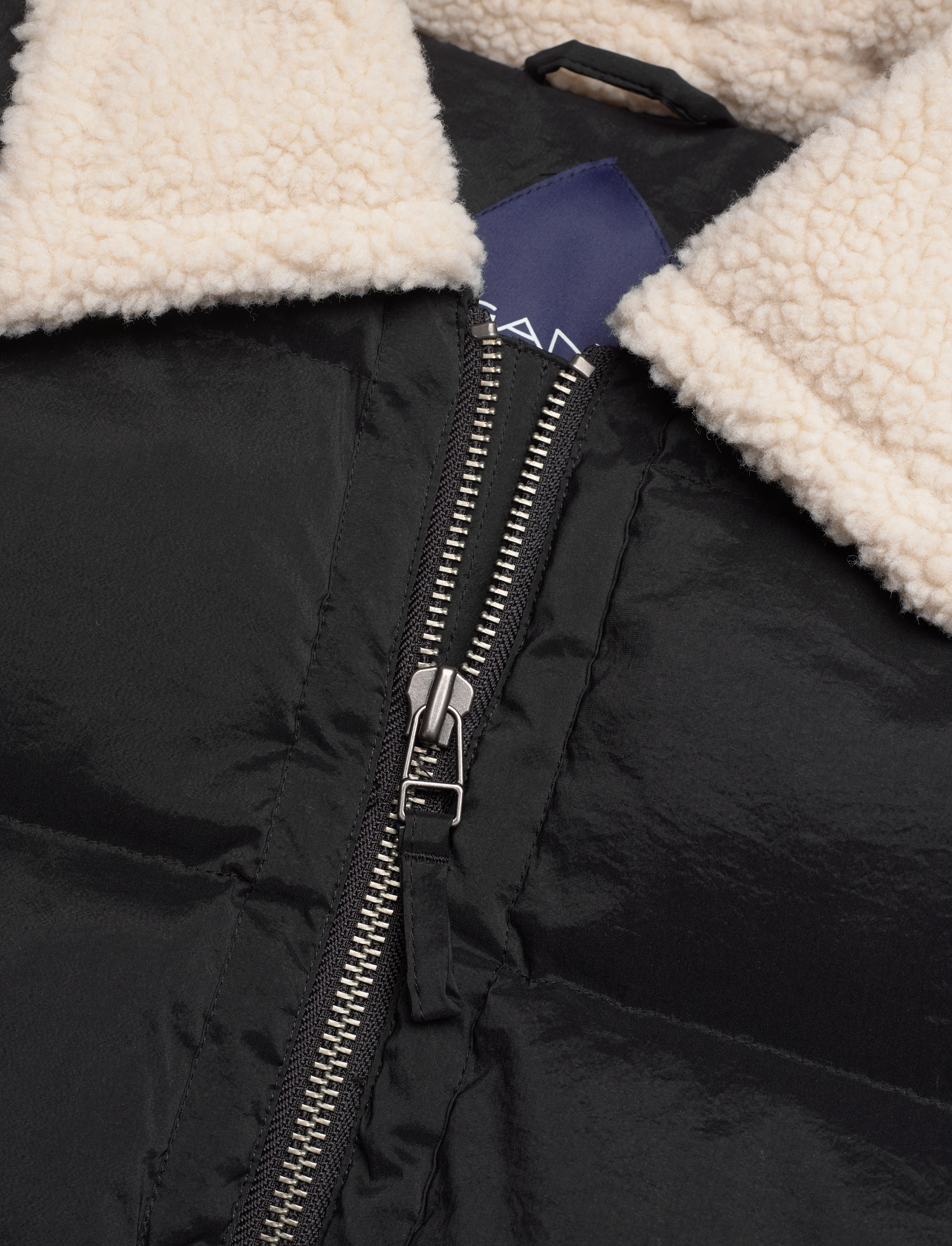 GANT - D1. FLIGHT PUFFER JACKET - ebony black - 2