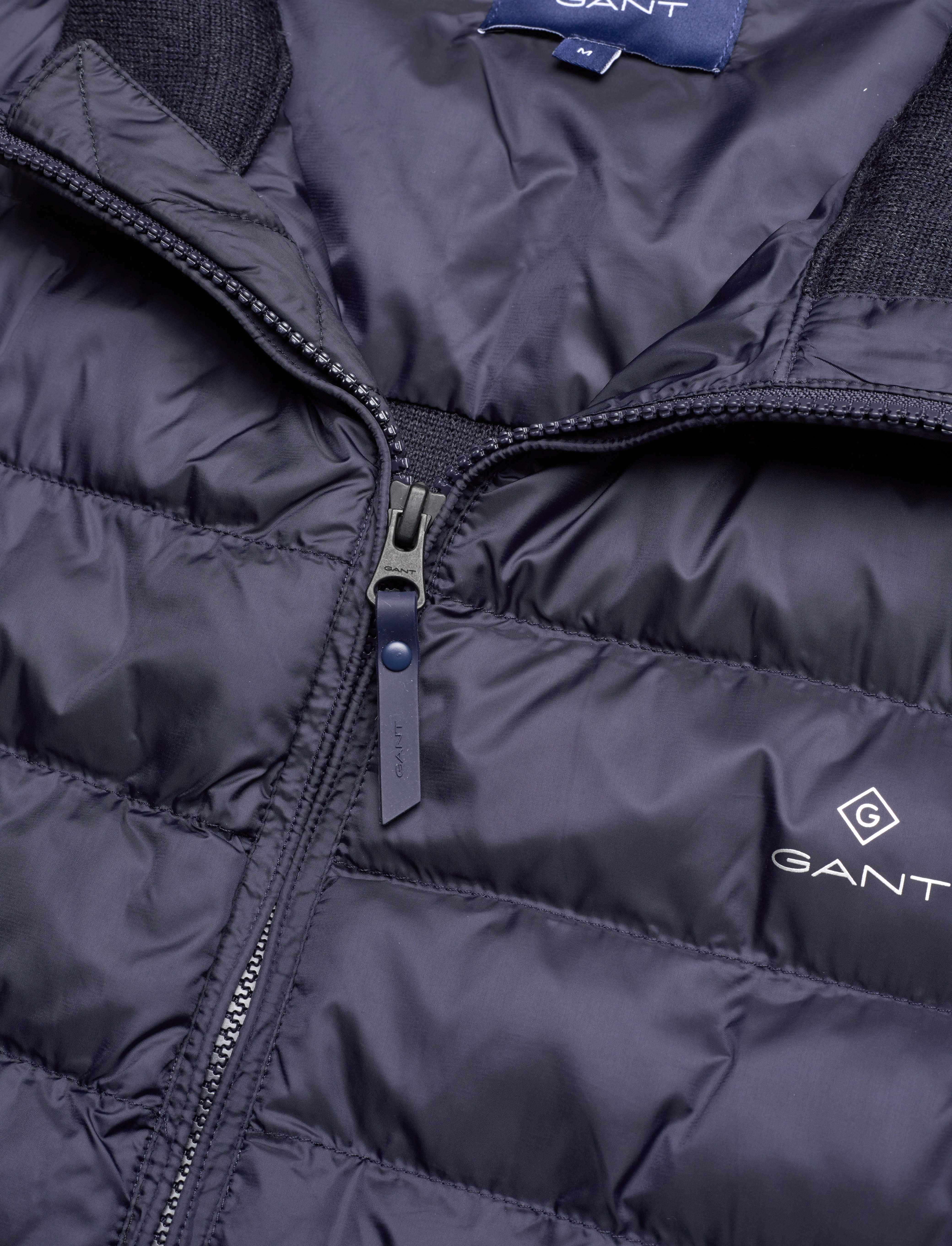 GANT - D1. MIXED MEDIA LIGHT PADDED GILET - evening blue - 2