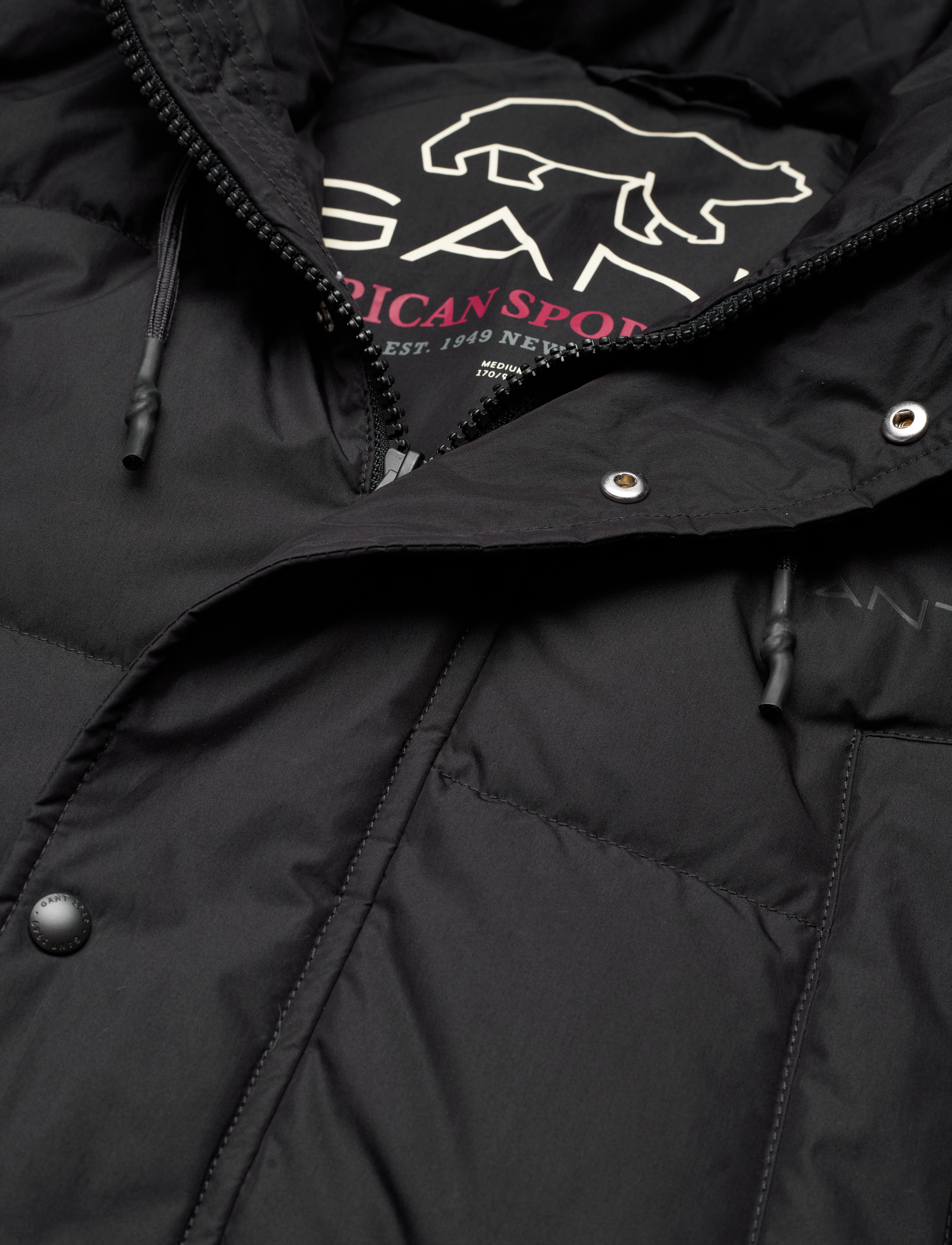 GANT - D2. LONG ALTA DOWN JACKET - ebony black - 2