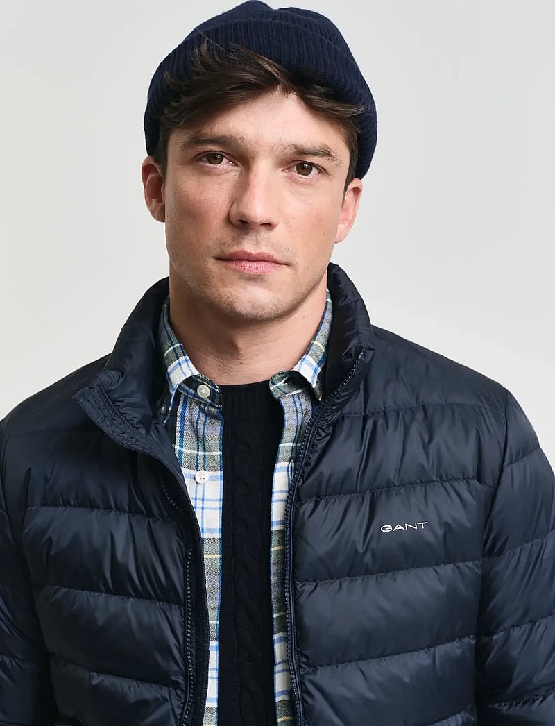 Gant - LIGHT DOWN JACKET - gefütterte jacken - evening blue - 4