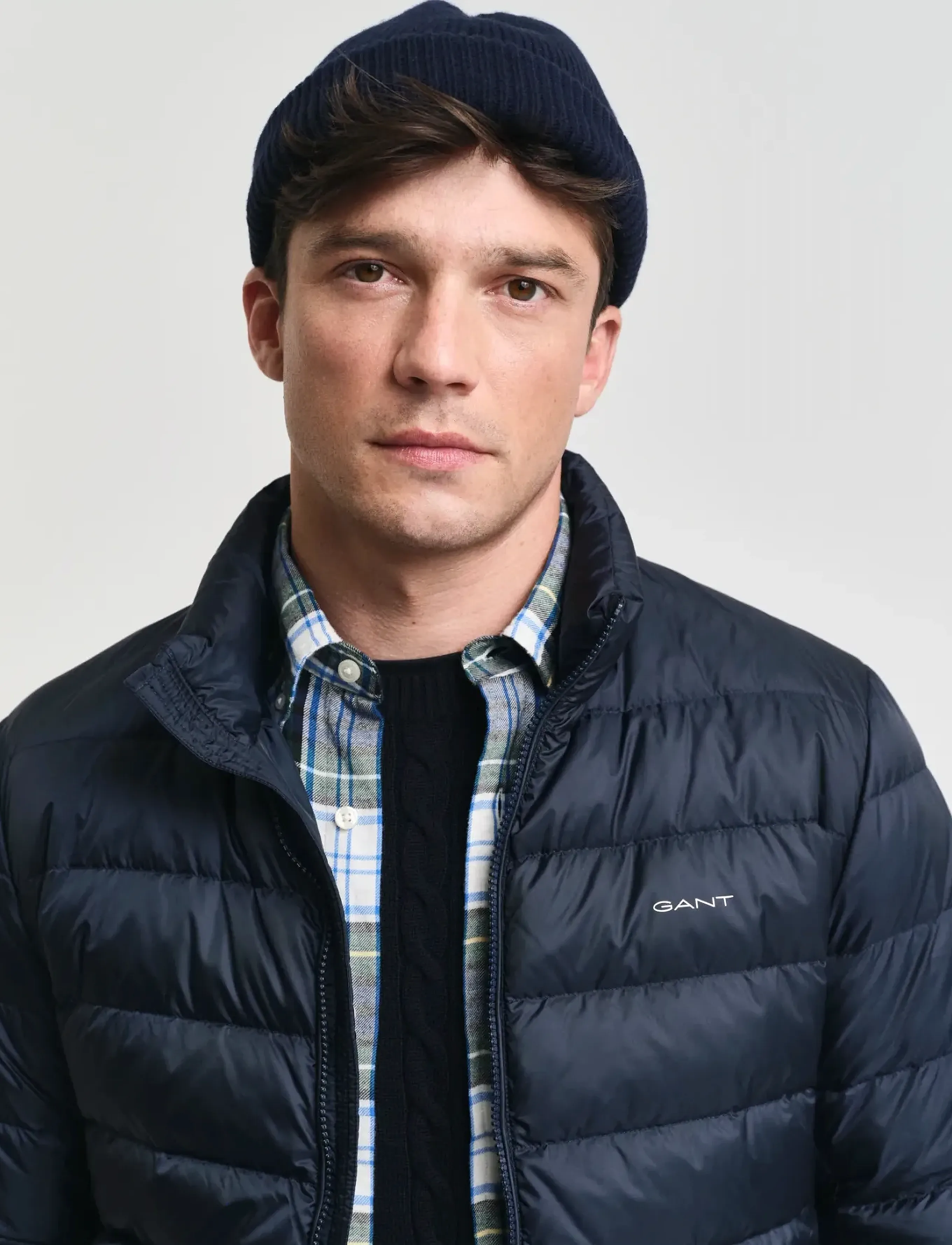 Gant - LIGHT DOWN JACKET - padded jackets - evening blue - 4