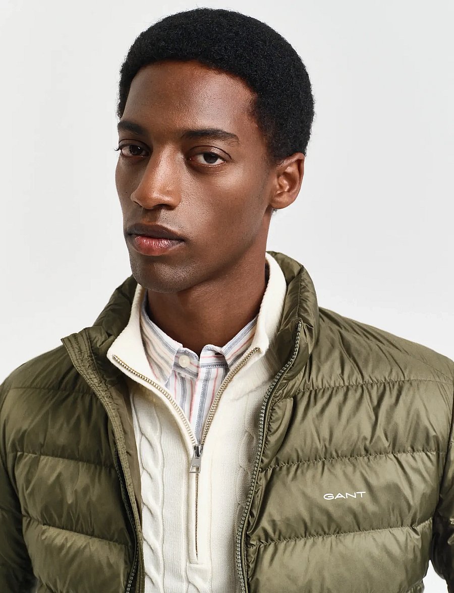 Gant - LIGHT DOWN JACKET - fôrede jakker - juniper green - 4