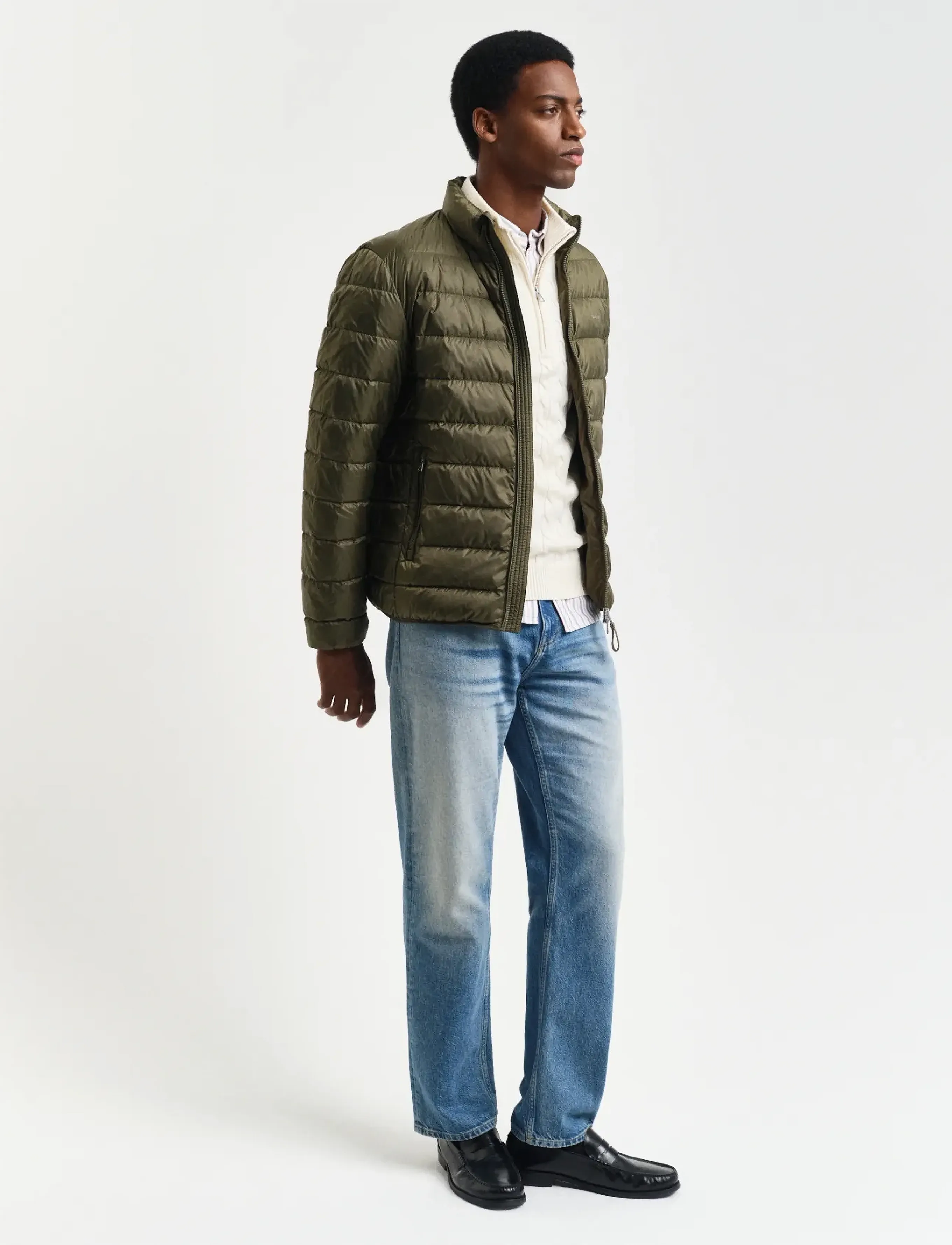 Gant - LIGHT DOWN JACKET - fôrede jakker - juniper green - 5