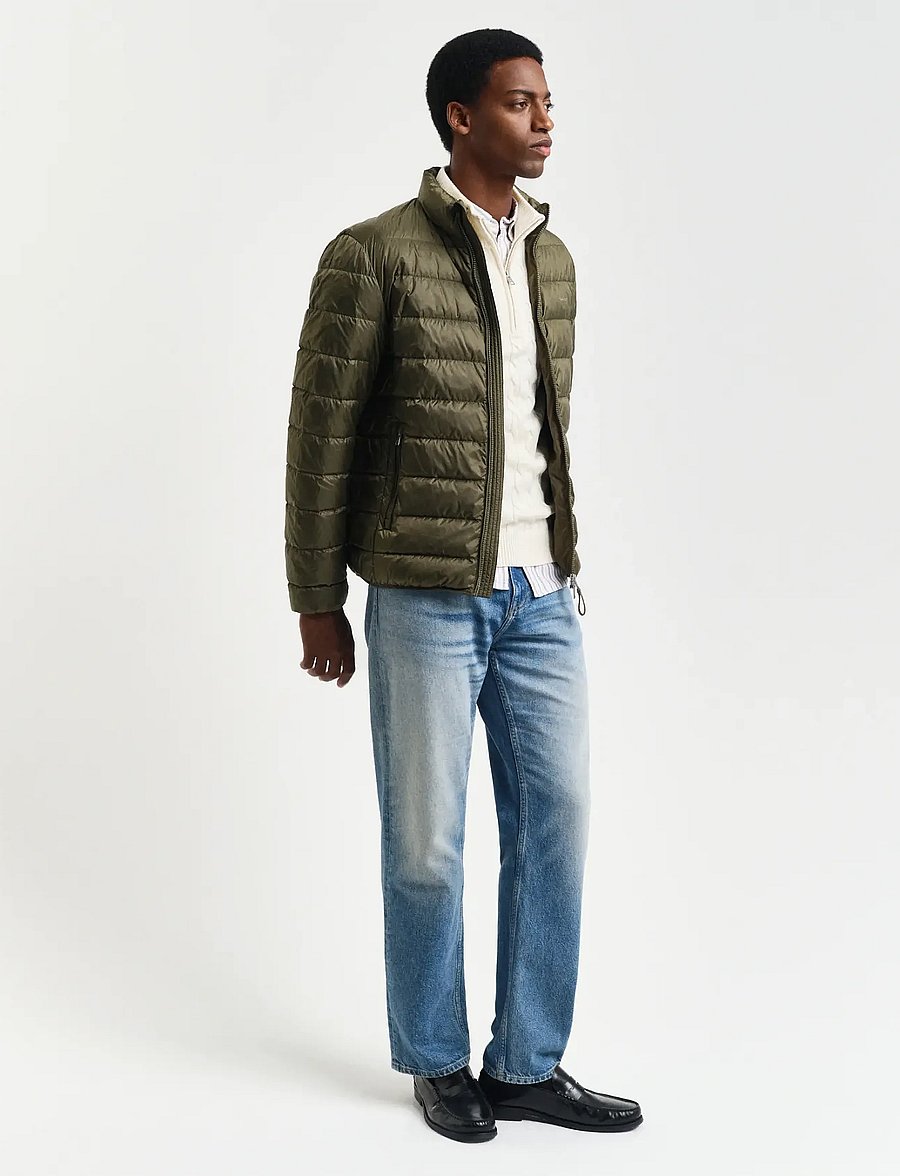 Gant - LIGHT DOWN JACKET - fôrede jakker - juniper green - 5