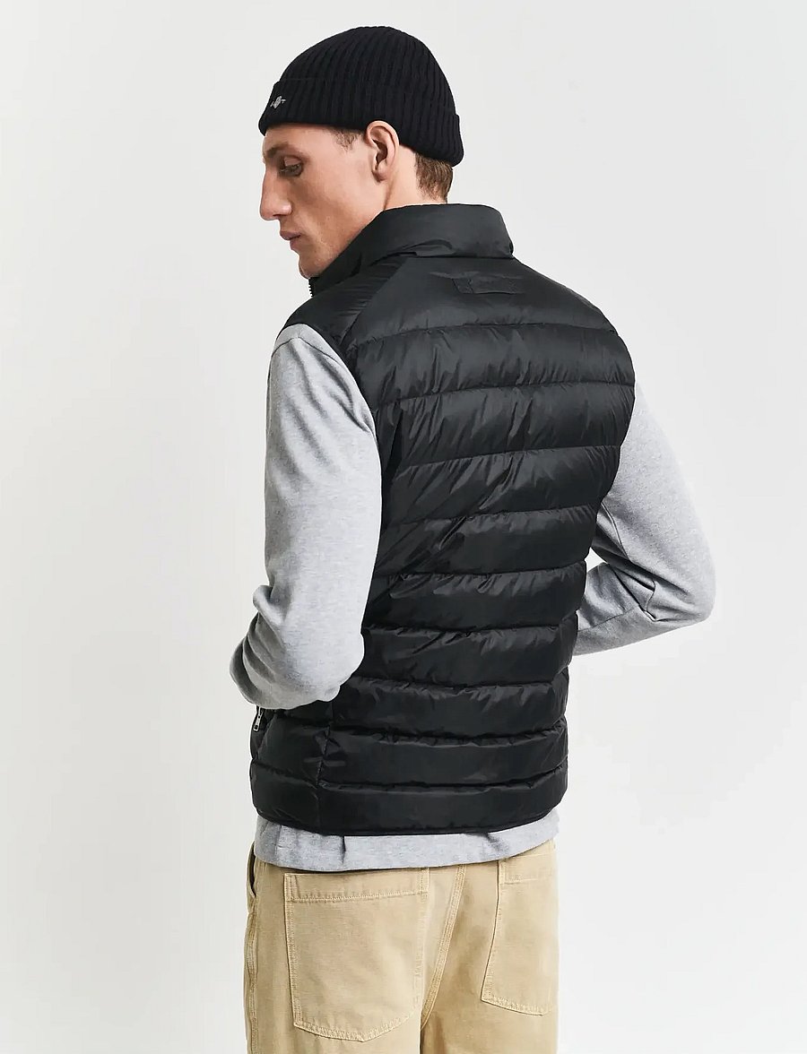 Gant - LIGHT DOWN VEST - westen - black - 3
