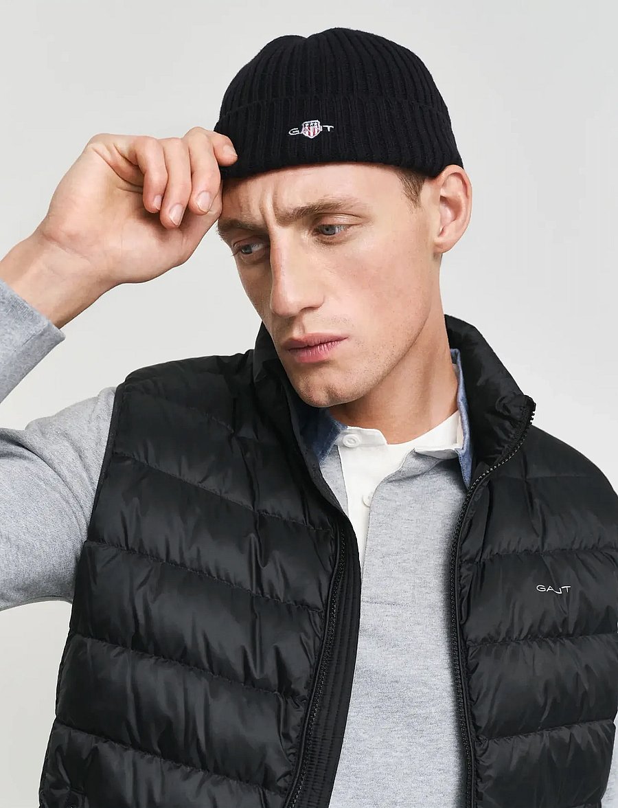 Gant - LIGHT DOWN VEST - westen - black - 4