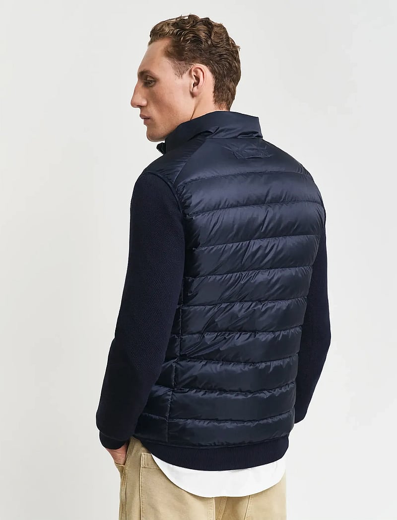 GANT - LIGHT DOWN VEST - jakid ja mantlid - evening blue - 3