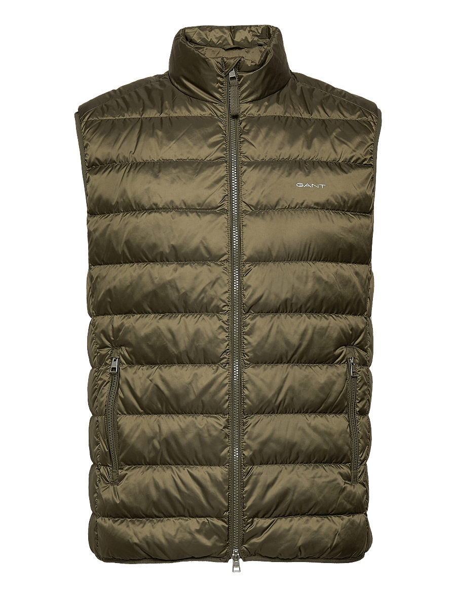 Gant - LIGHT DOWN VEST - jackor & rockar - juniper green - 1