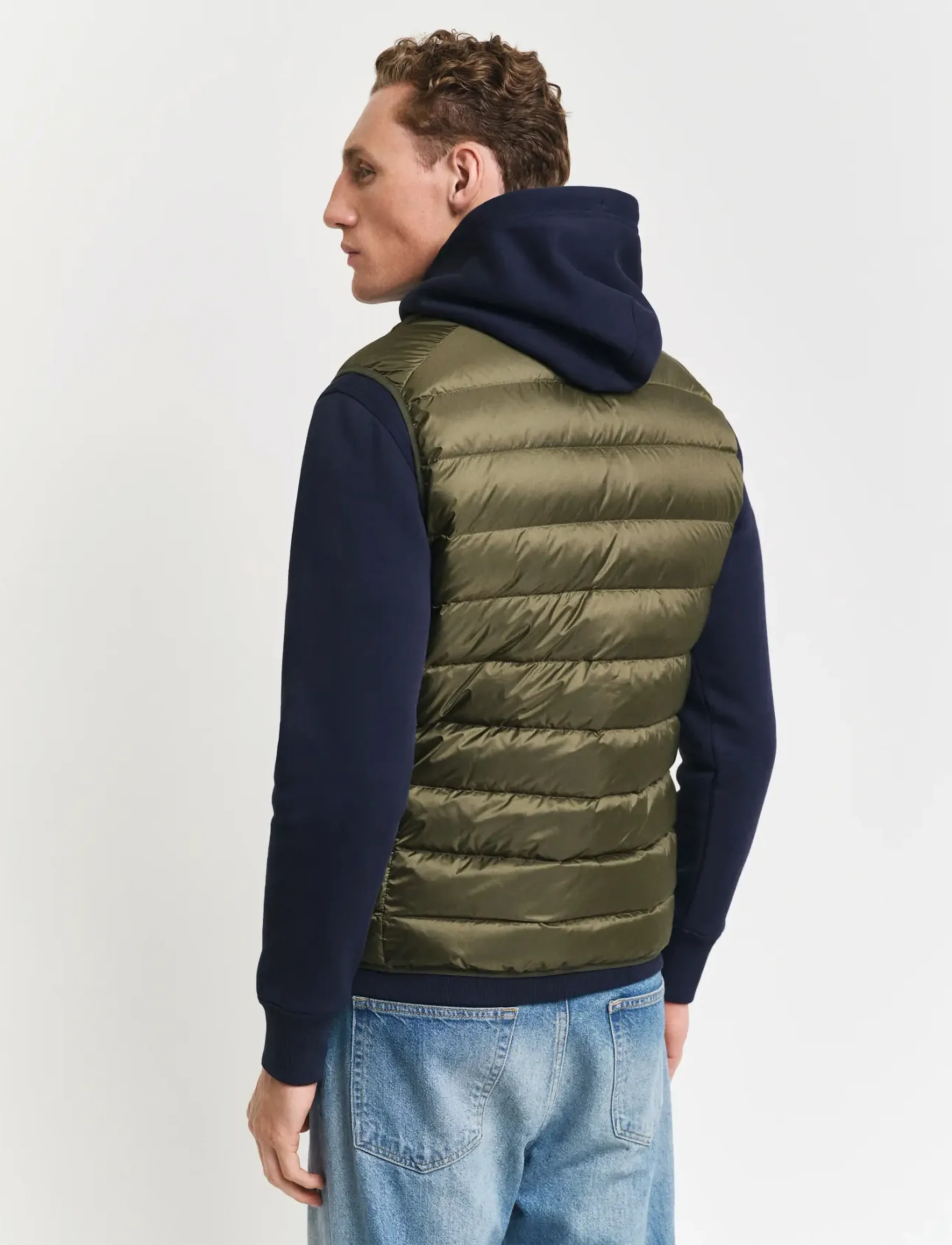 Gant - LIGHT DOWN VEST - liivit - juniper green - 3