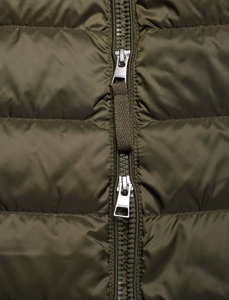 Gant - LIGHT DOWN VEST - jackor & rockar - juniper green - 5