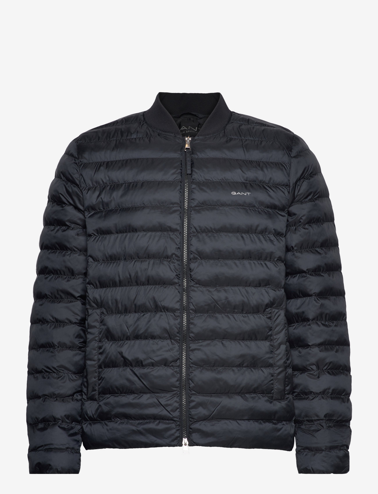 GANT - LIGHT PADDED BOMBER JACKET - fodrade jackor - black - 1