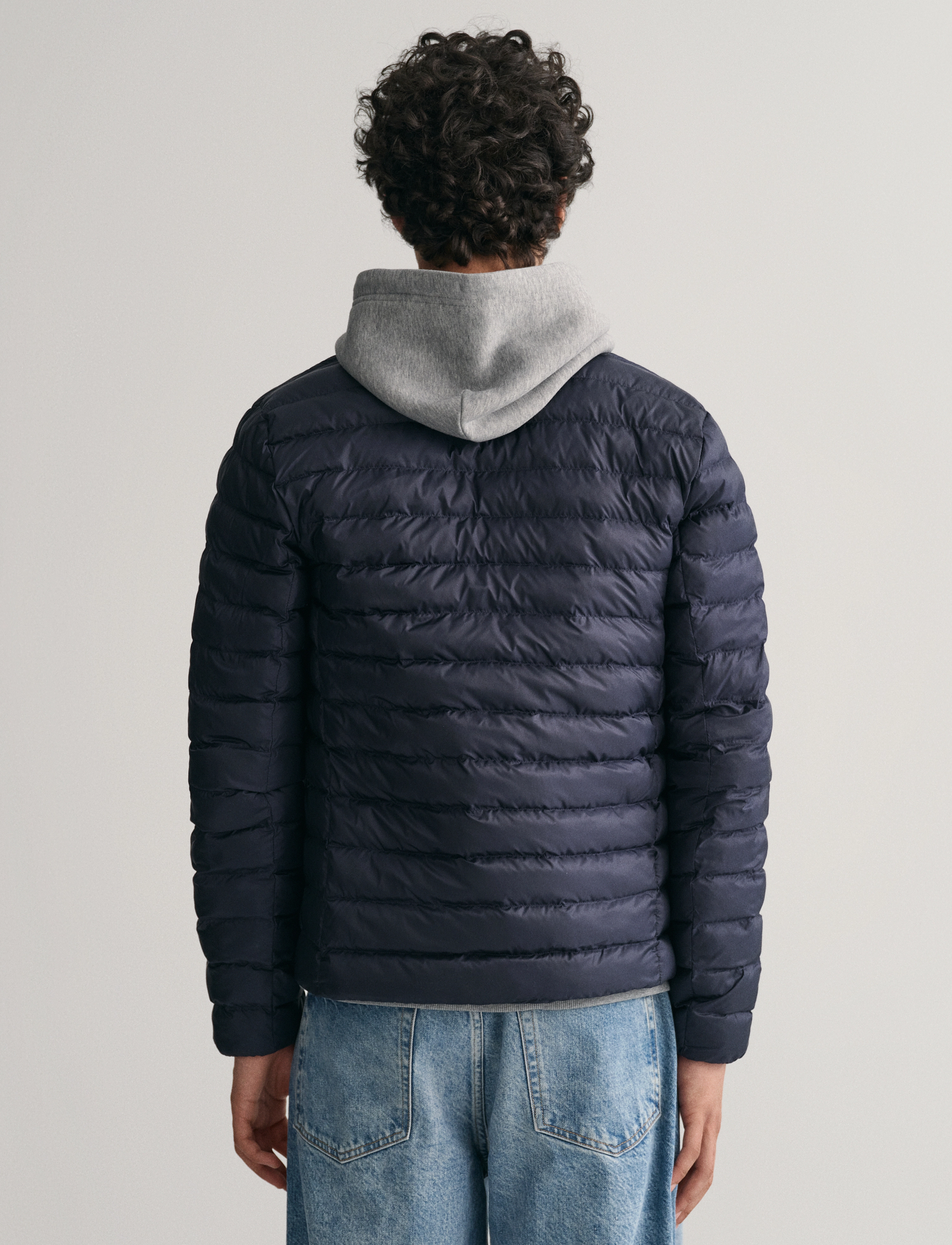 Gant - LIGHT PADDED BOMBER JACKET - vinterjakker - evening blue - 3