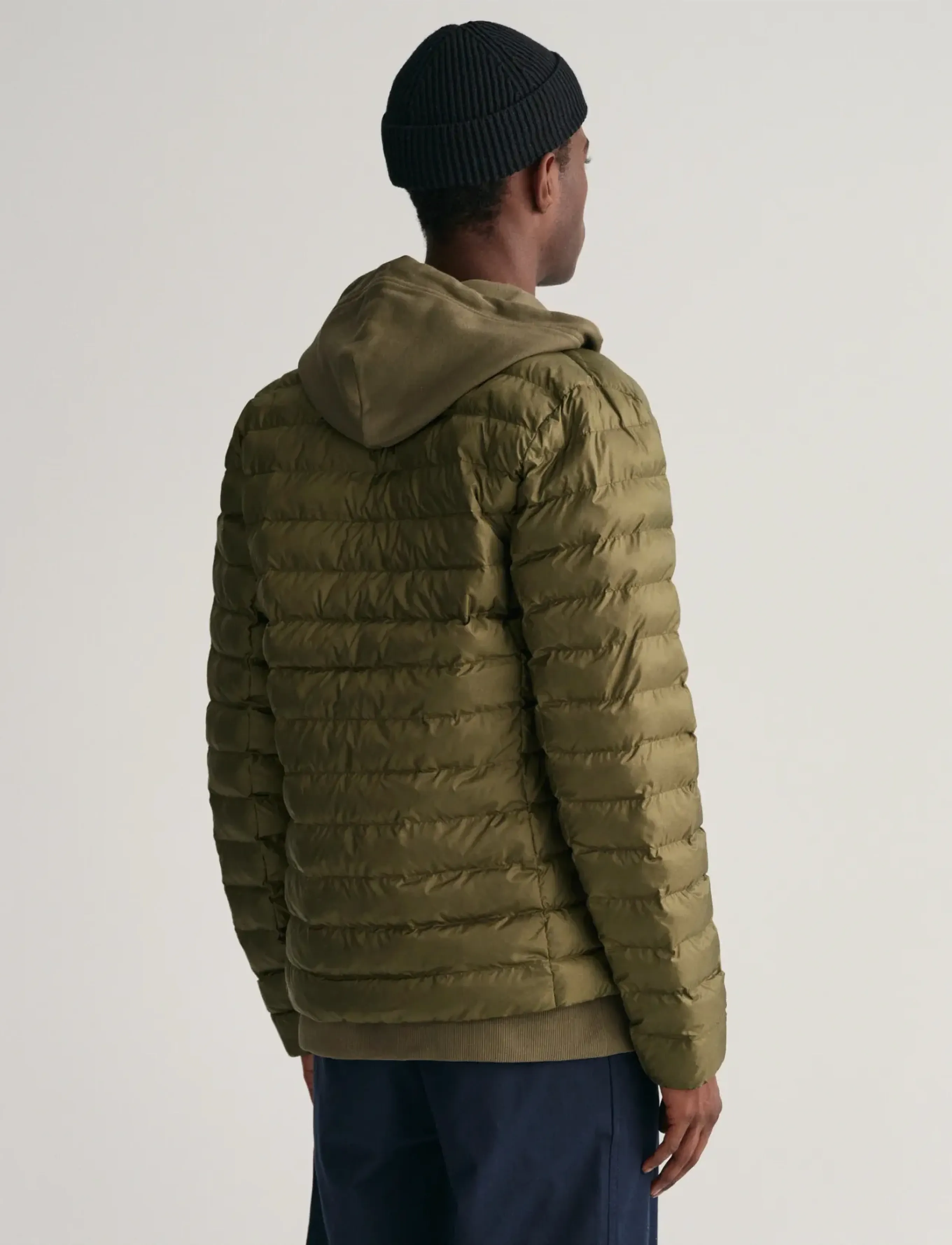 Gant - LIGHT PADDED BOMBER JACKET - vinterjakker - juniper green - 3