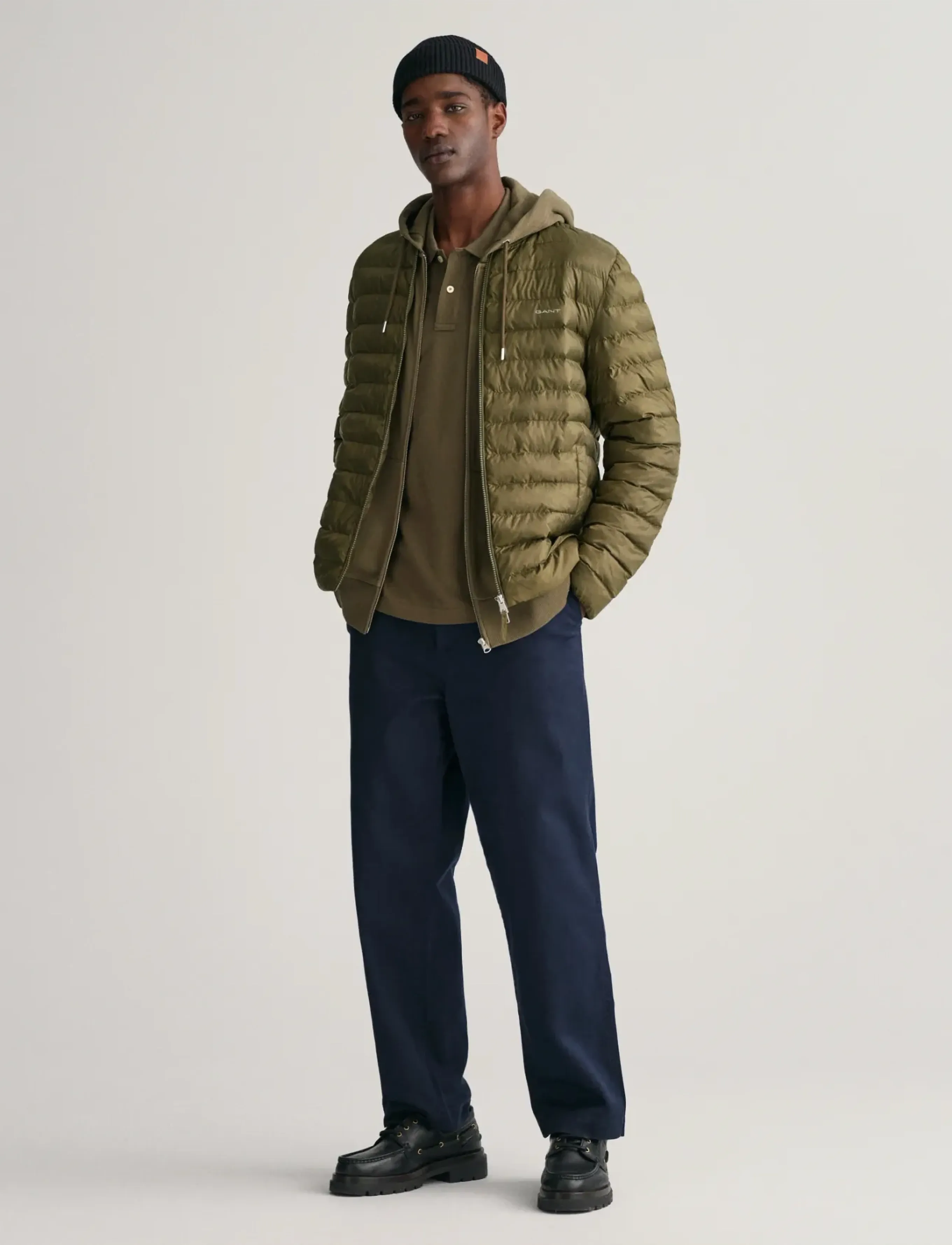 Gant - LIGHT PADDED BOMBER JACKET - vinterjakker - juniper green - 5