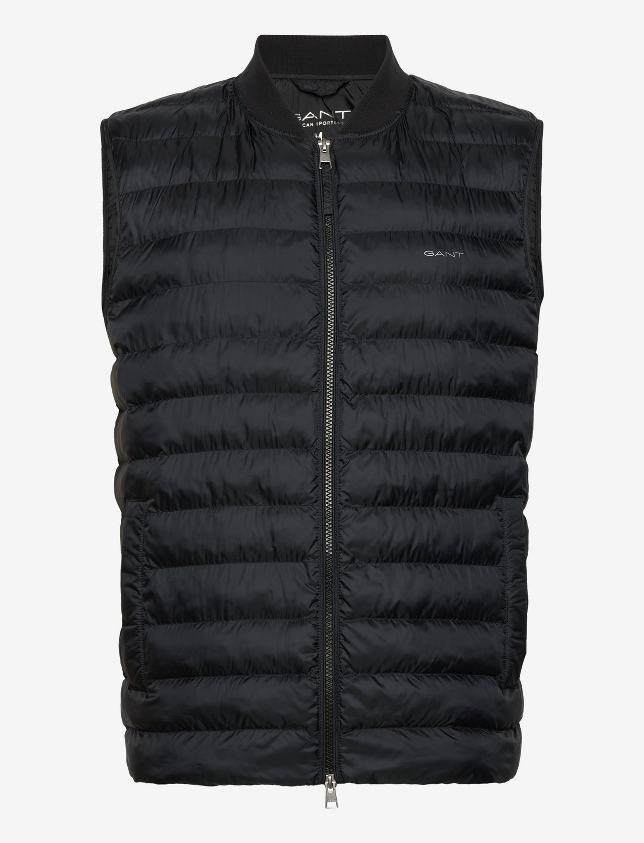 GANT - LIGHT PADDED BOMBER VEST - jackor & rockar - black - 1