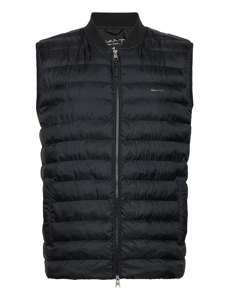 GANT - LIGHT PADDED BOMBER VEST - jackor & rockar - black - 1