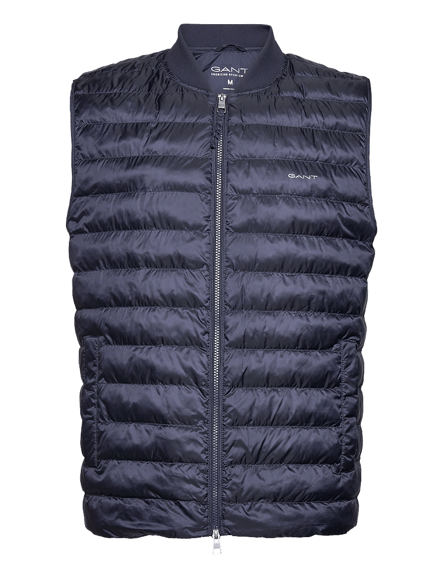 Gant - LIGHT PADDED BOMBER VEST - westen - evening blue - 1