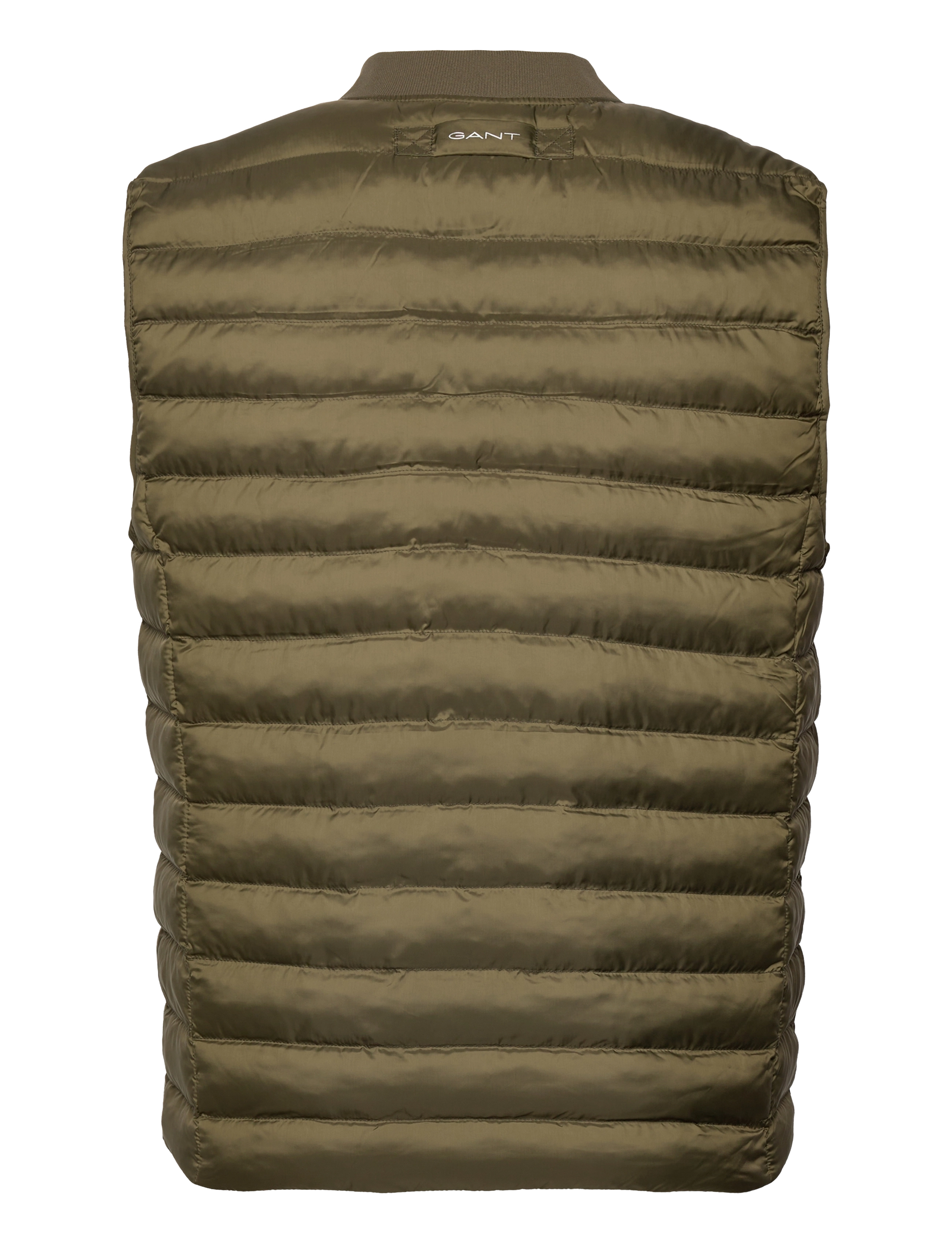 Gant - LIGHT PADDED BOMBER VEST - jakker og frakker - juniper green - 1