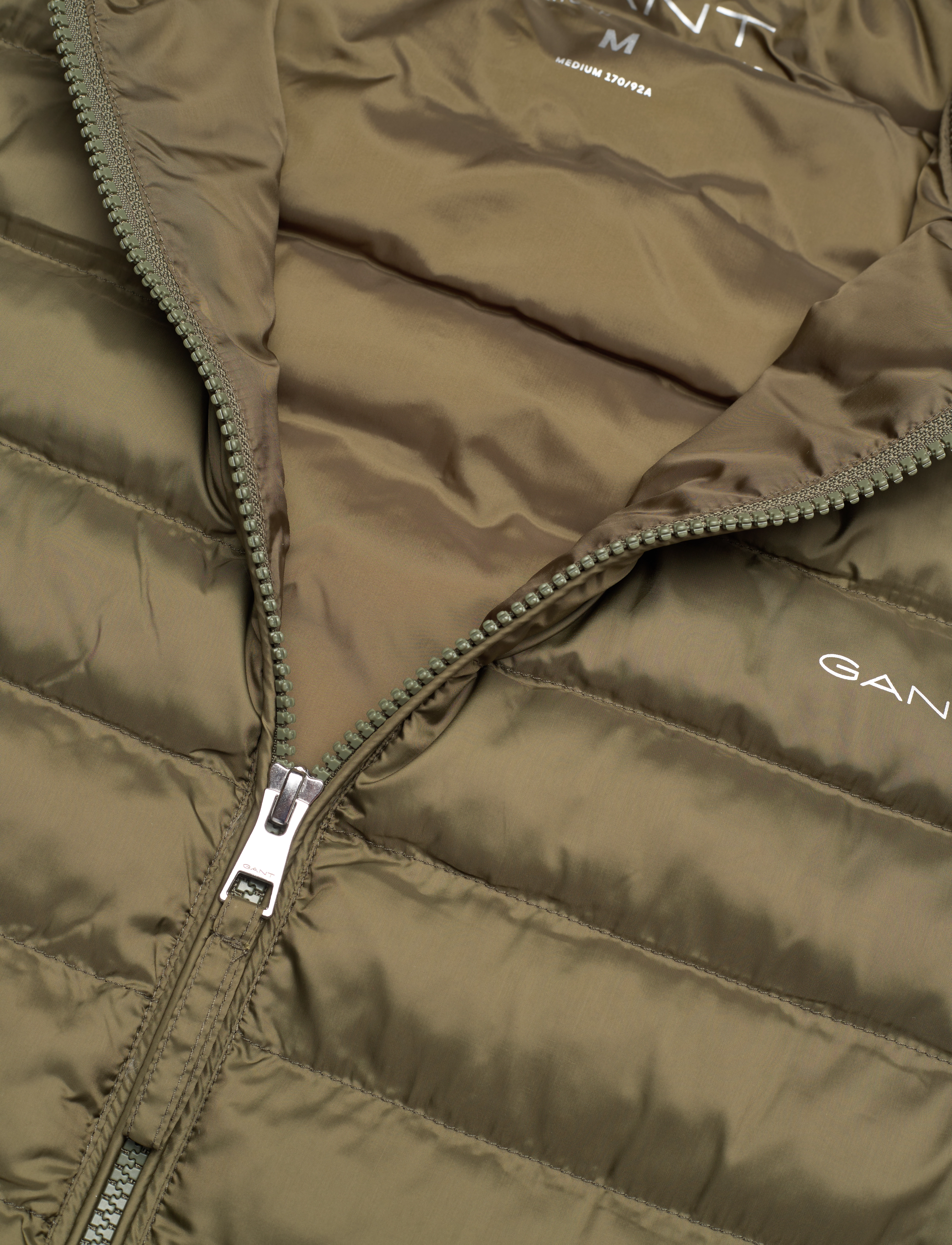 Gant - LIGHT PADDED BOMBER VEST - jakker og frakker - juniper green - 2