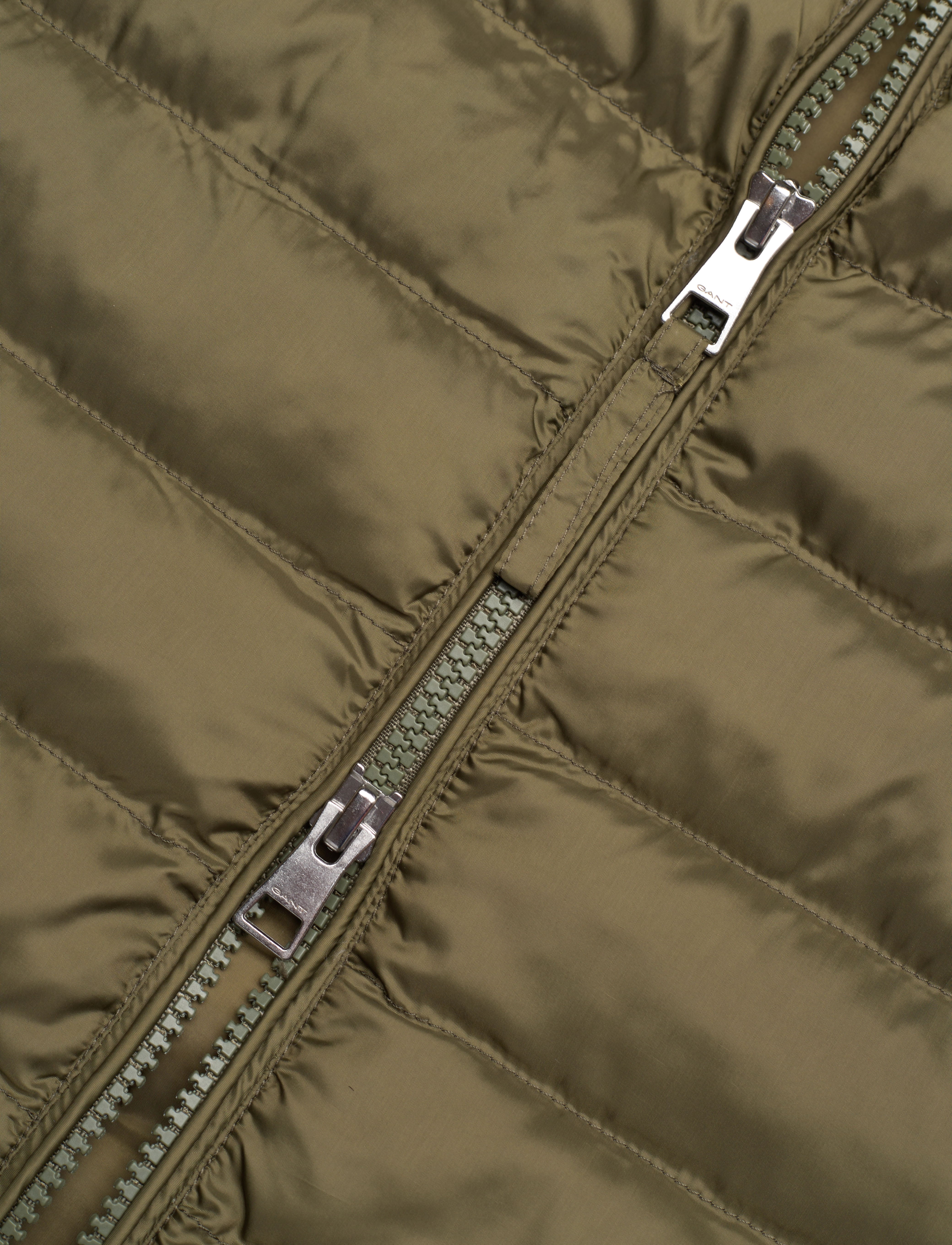 Gant - LIGHT PADDED BOMBER VEST - jakker og frakker - juniper green - 4