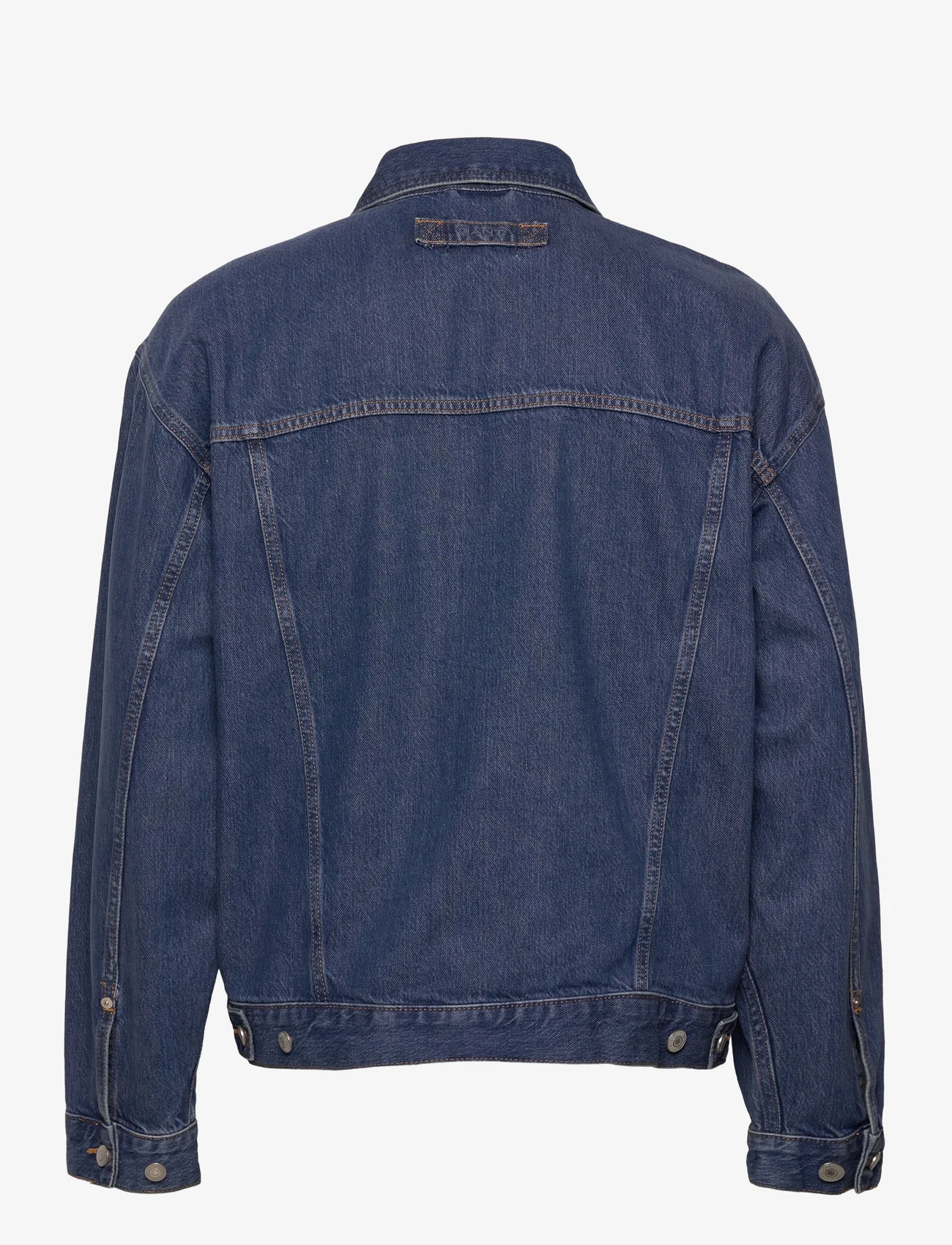 GANT - DENIM JACKET - unlined denim jackets - mid blue worn in - 1