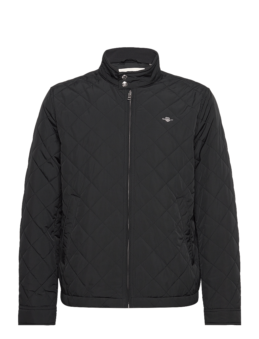 Gant - QUILTED WINDCHEATER - Õhukesed jakid - black - 1