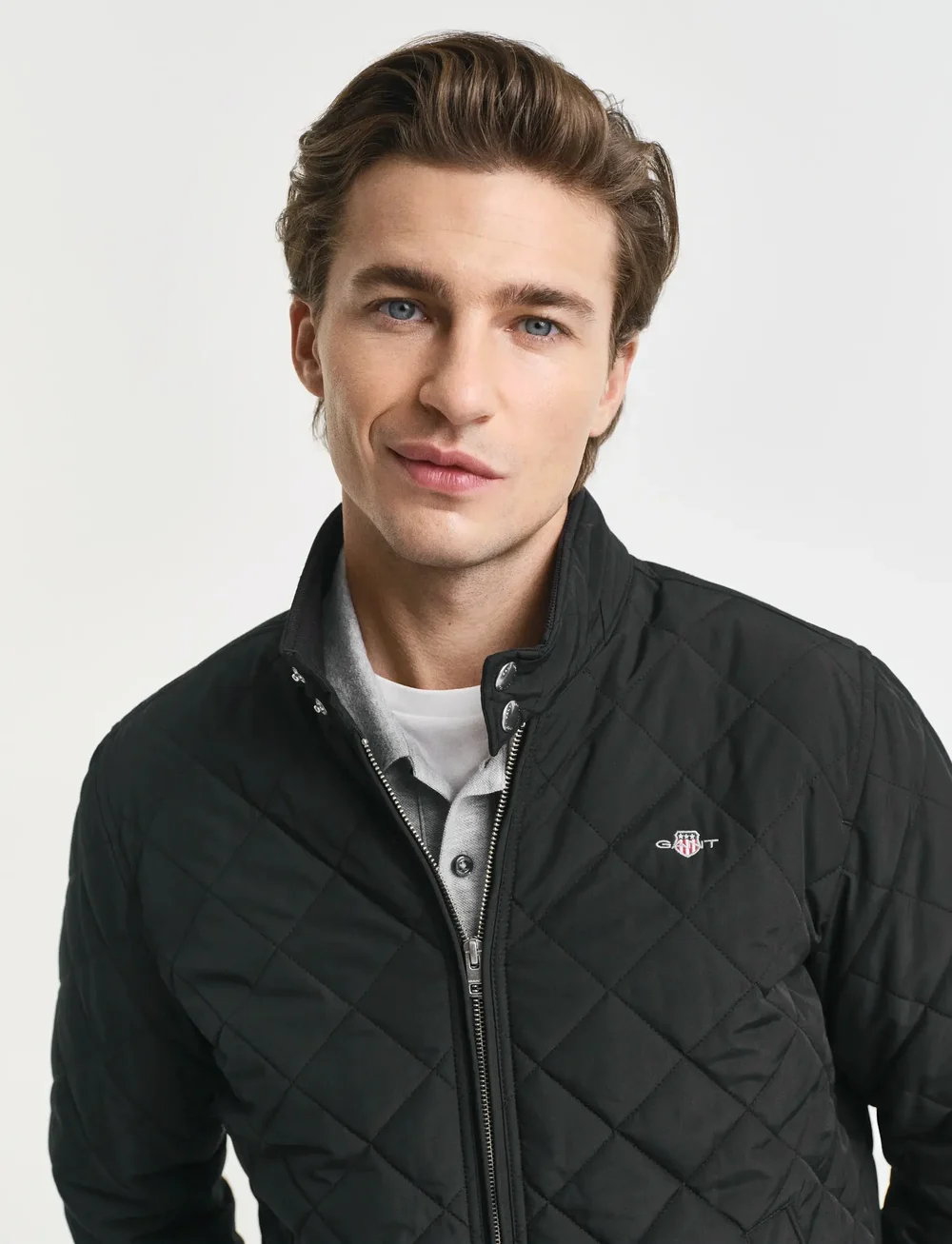 GANT - QUILTED WINDCHEATER - quiltade jackor - black - 4