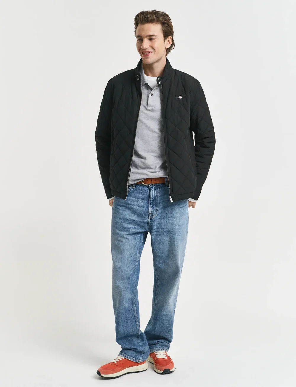 GANT - QUILTED WINDCHEATER - quiltade jackor - black - 5