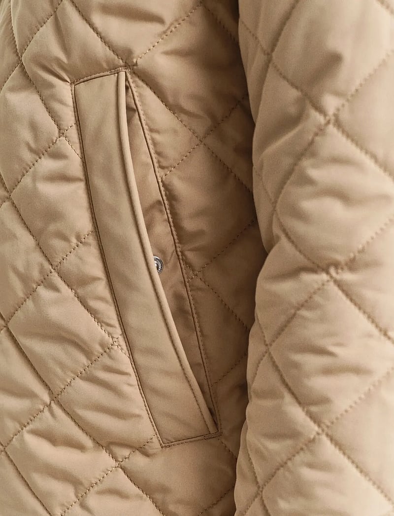 GANT - QUILTED WINDCHEATER - quiltade jackor - dark khaki - 3