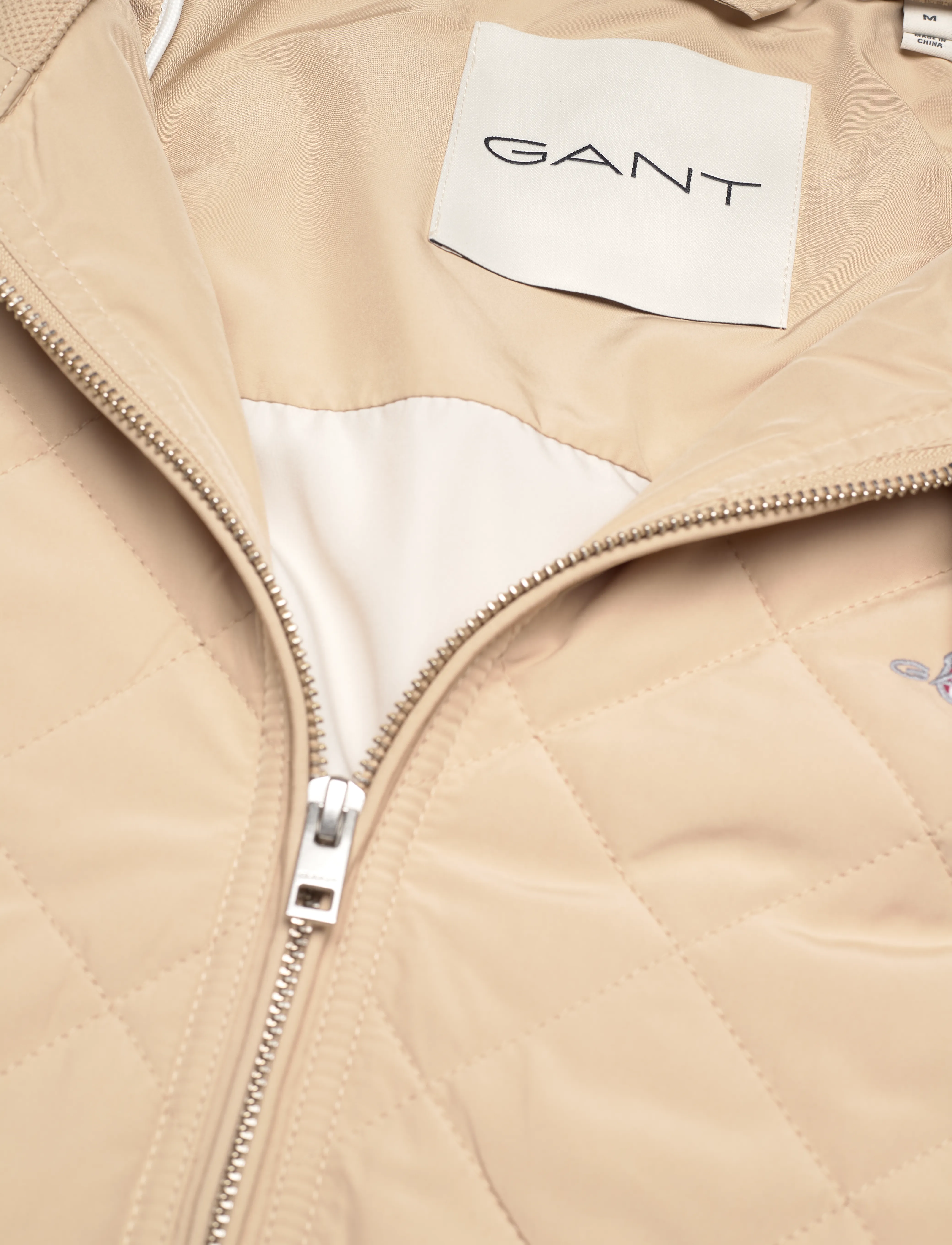 Gant - QUILTED WINDCHEATER - ytterkläder - dry sand - 2