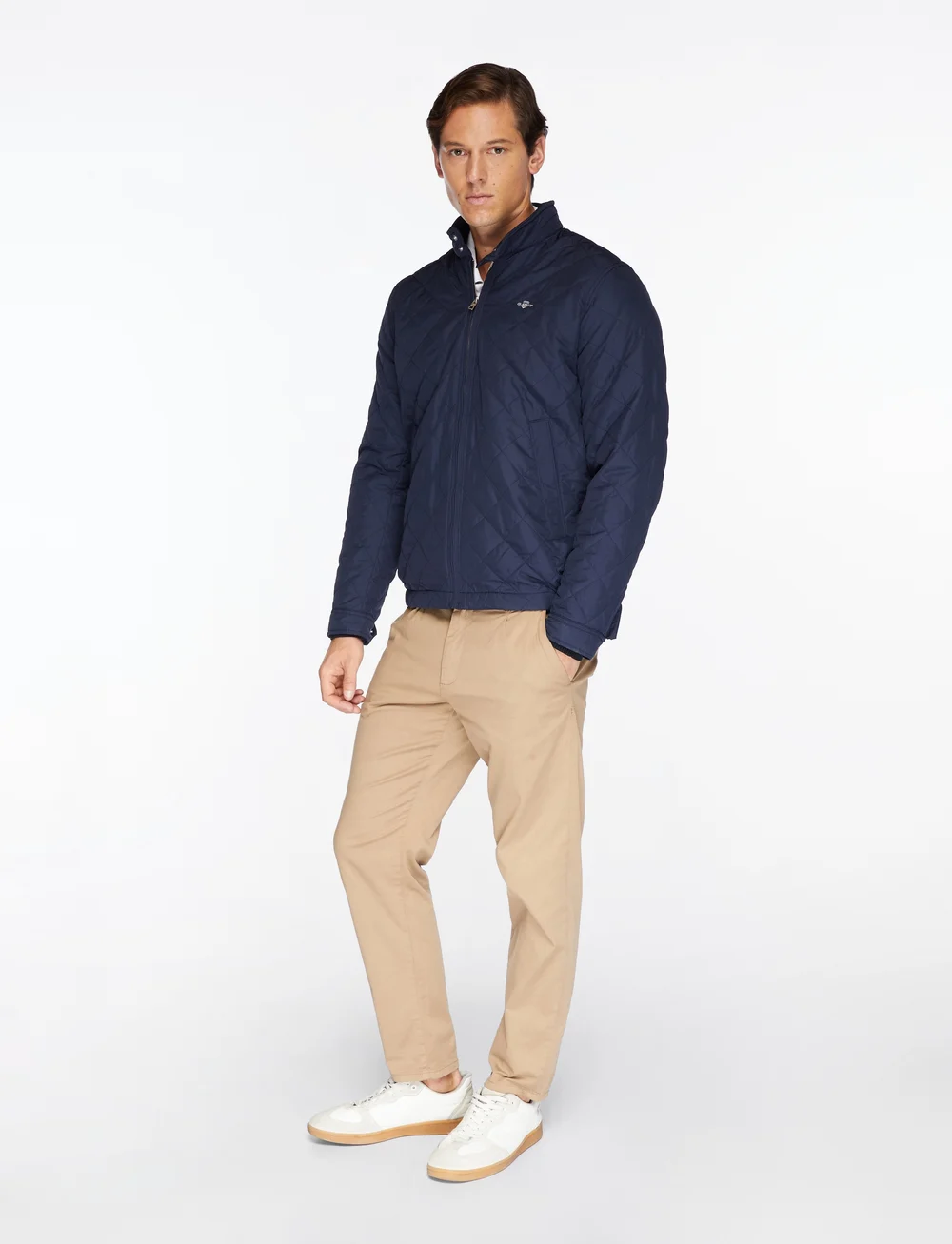 GANT - QUILTED WINDCHEATER - quiltade jackor - evening blue - 3