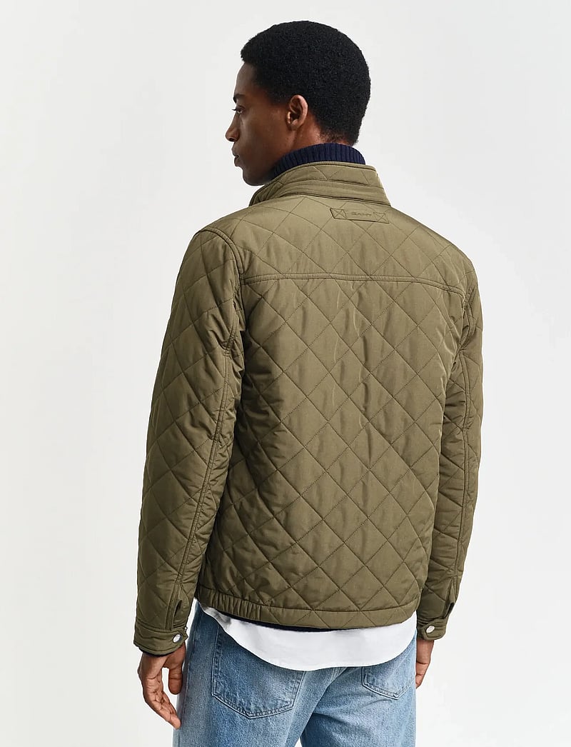 Gant - QUILTED WINDCHEATER - leichte jacken - juniper green - 3