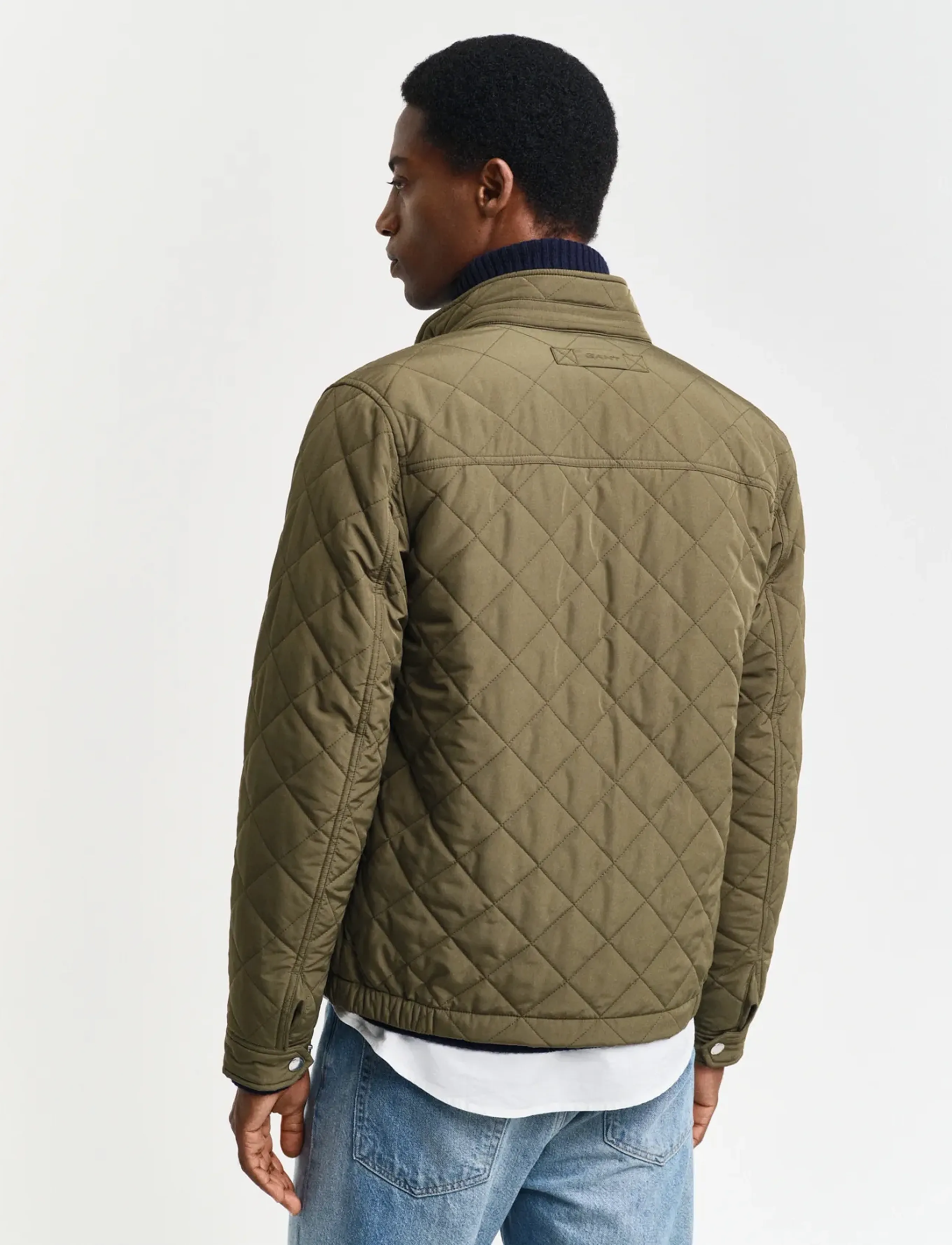 Gant - QUILTED WINDCHEATER - Õhukesed jakid - juniper green - 3
