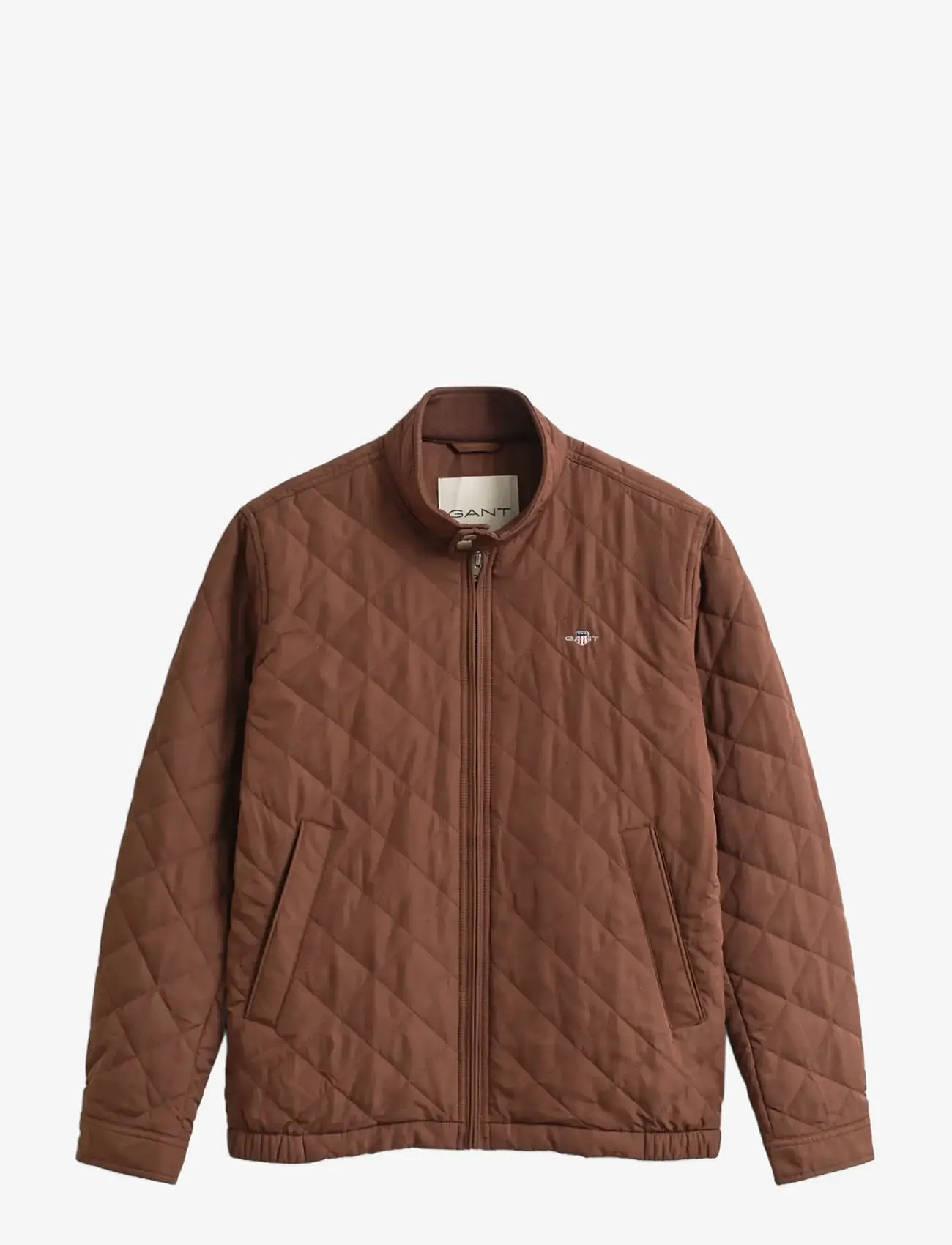 GANT - QUILTED WINDCHEATER - Õhukesed jakid - mahogany brown - 1