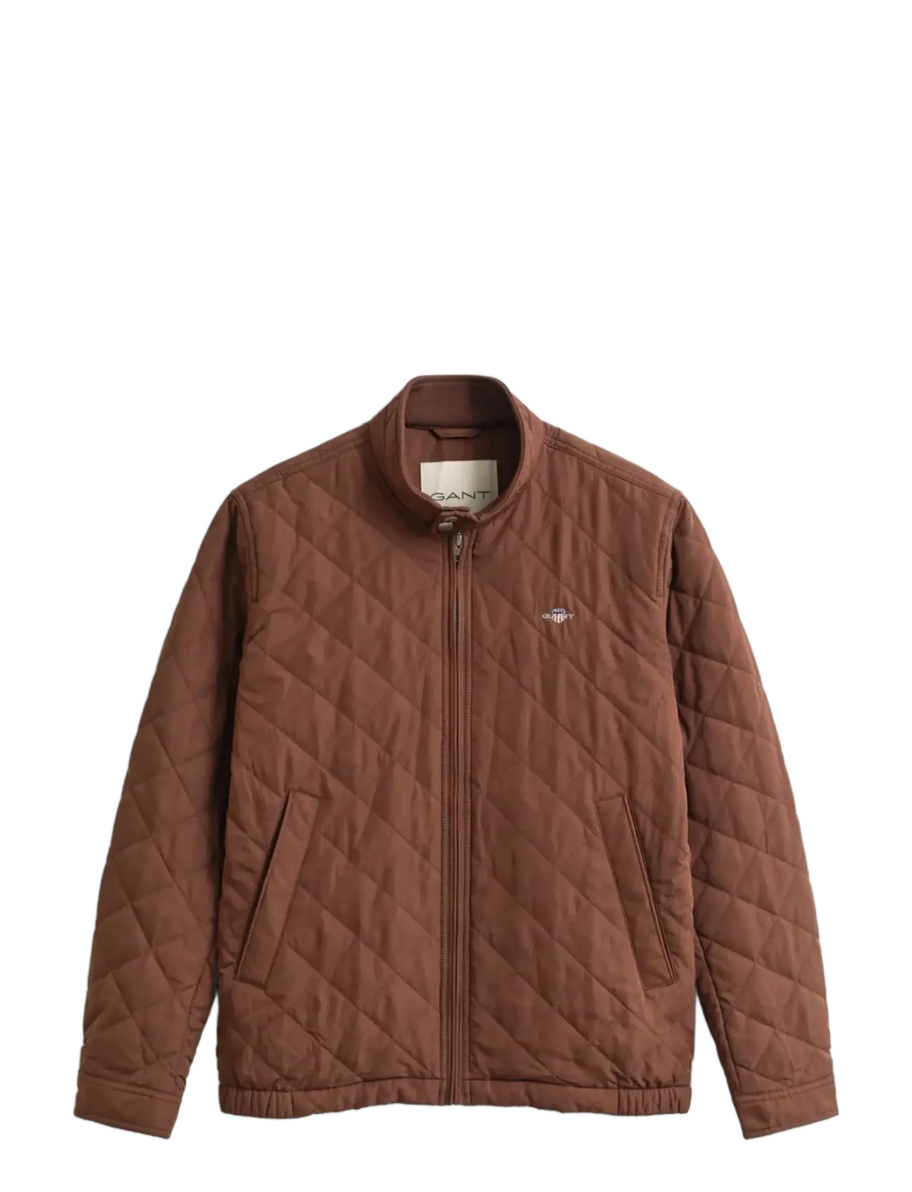 QUILTED WINDCHEATER - MAHOGANY BROWN