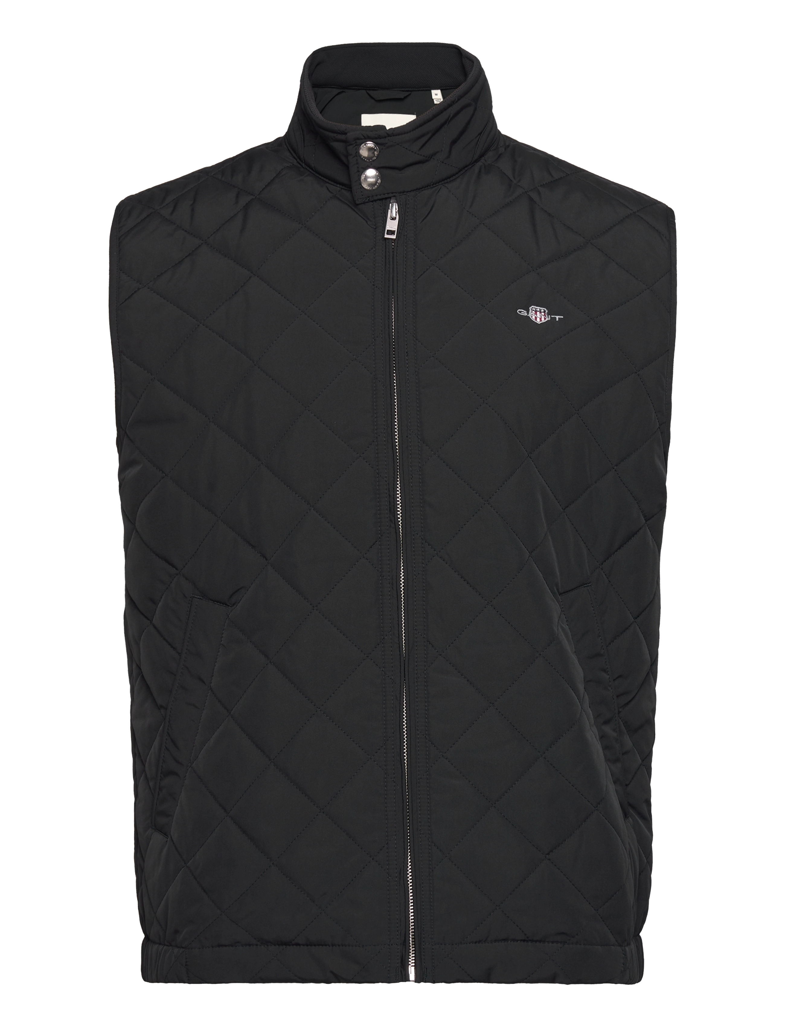 GANT Quilted Windcheater Vest Schwarz - M - Herren