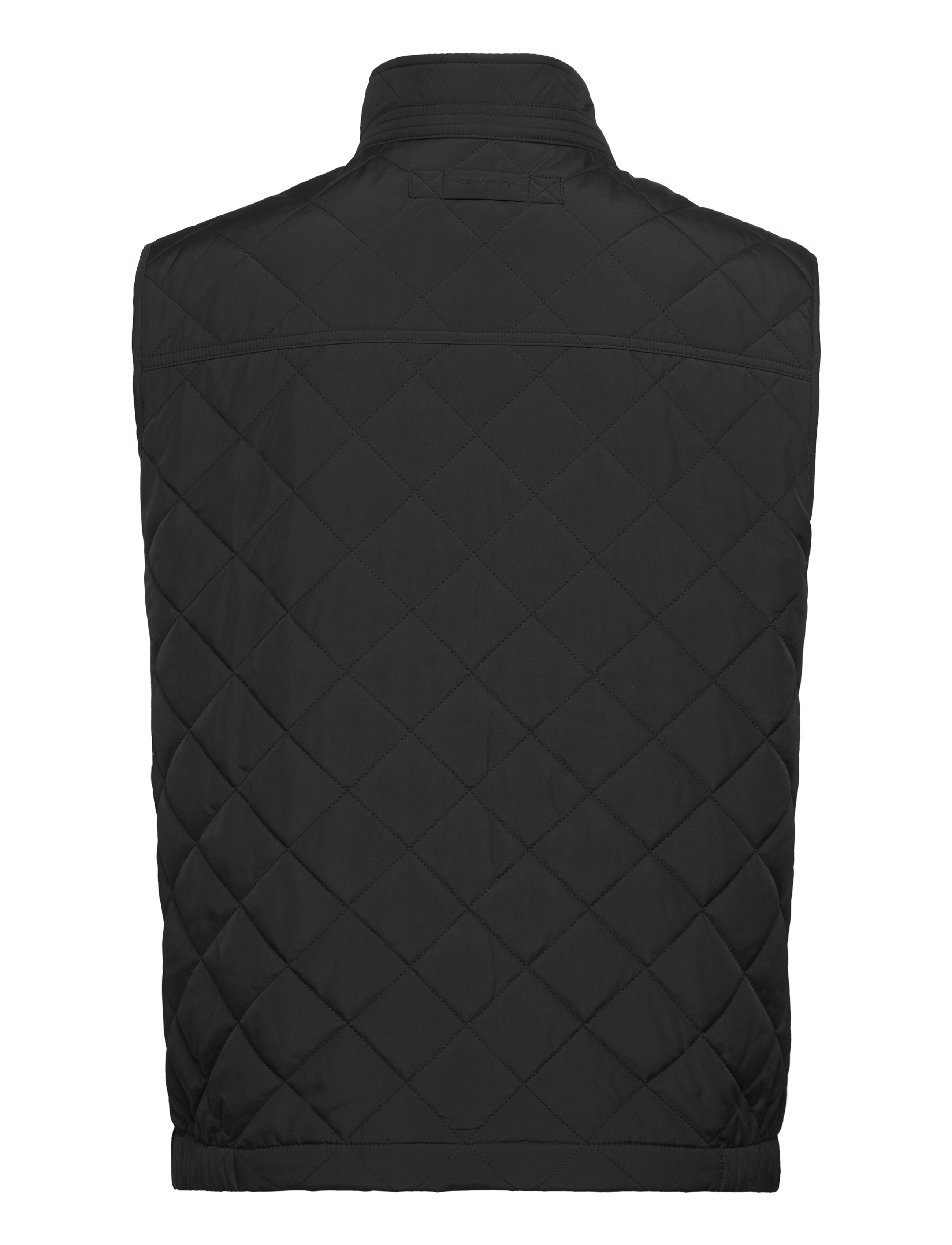 Gant - QUILTED WINDCHEATER VEST - striukės ir paltai - black - 2