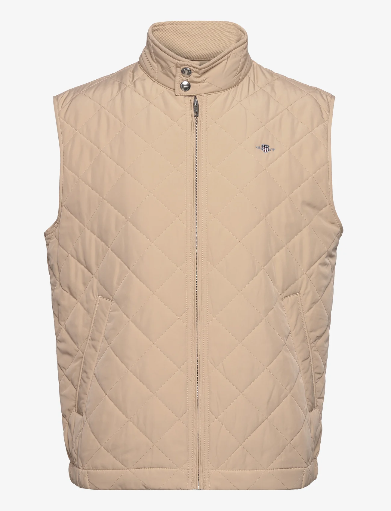 GANT - QUILTED WINDCHEATER VEST - bodywarmers - dry sand - 0