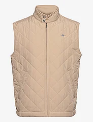 GANT - QUILTED WINDCHEATER VEST - bodywarmers - dry sand - 0