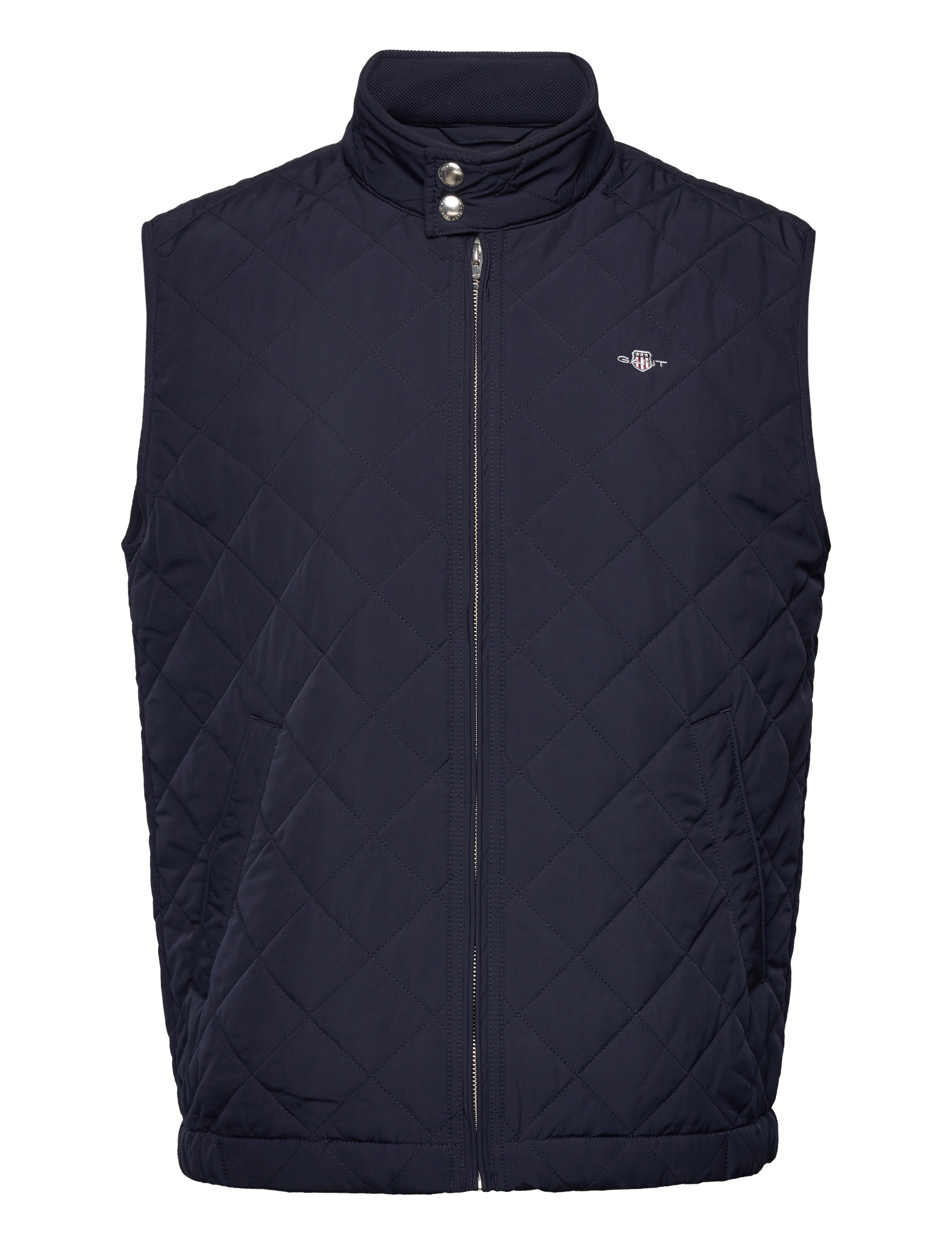 GANT Quilted Windcheater Vest Navy - M - Herren