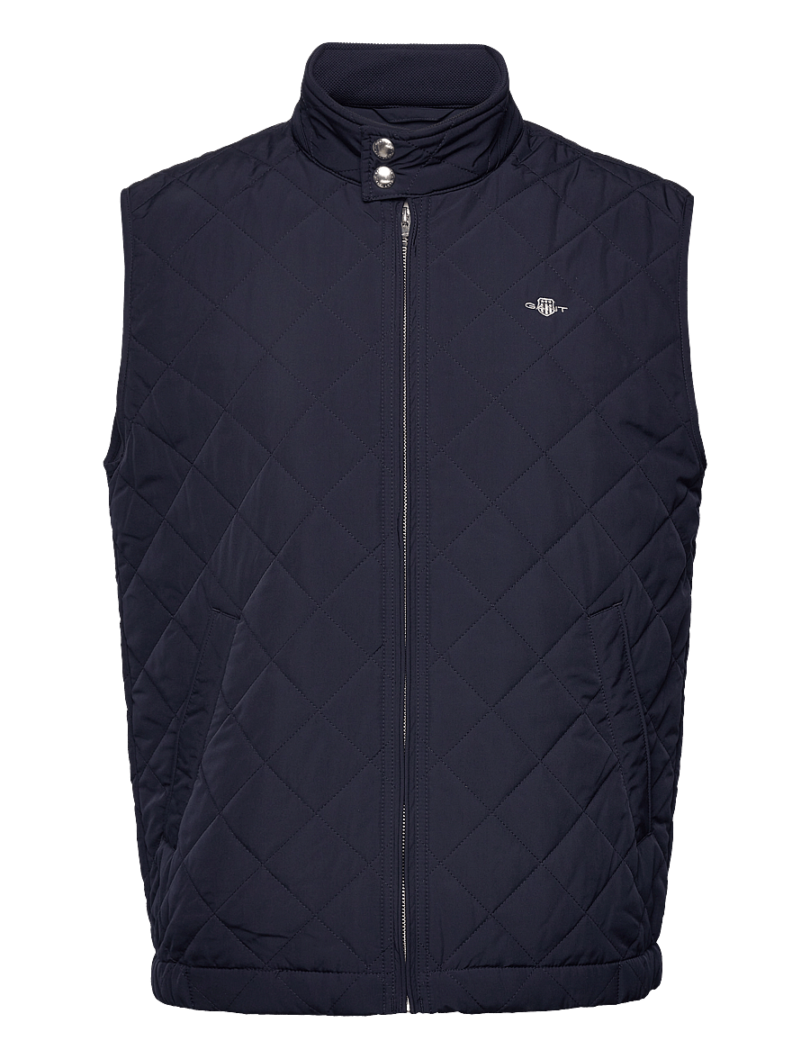 Gant - QUILTED WINDCHEATER VEST - westen - evening blue - 1